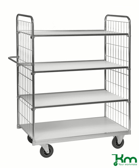 Flexible shelf trolley L x W x H 1790 x 650 x 1695mm - Kongamek