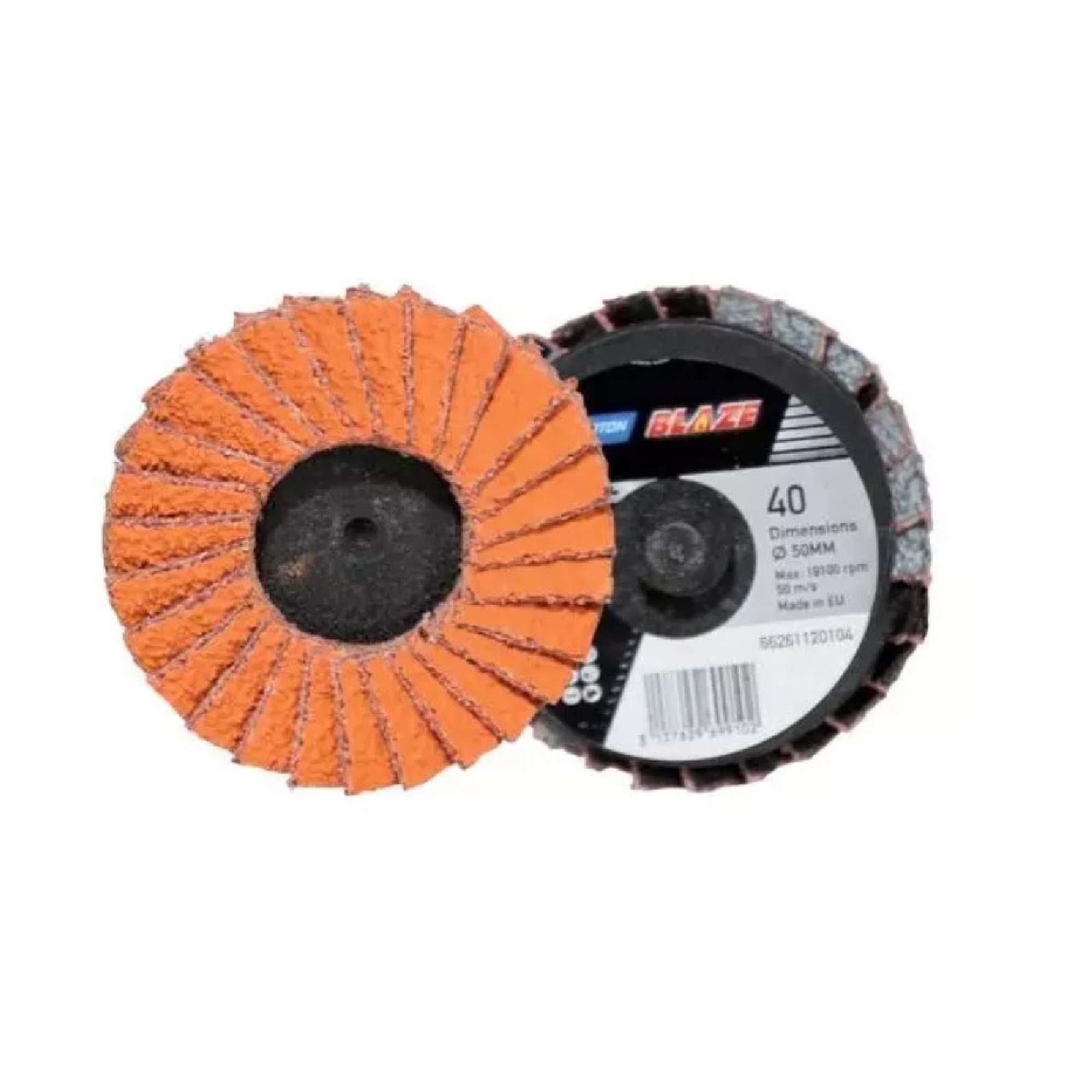 Mini flap discs Diam.50 Gr.36 - Norton 66261120103