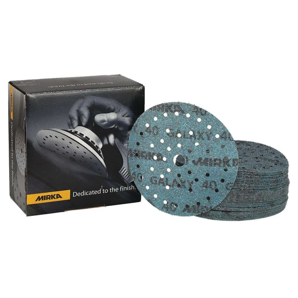 Abrasive Disc 150mm Grip Multifit Grains 40 to 320, 50 pcs. - MIRKA GALAXY