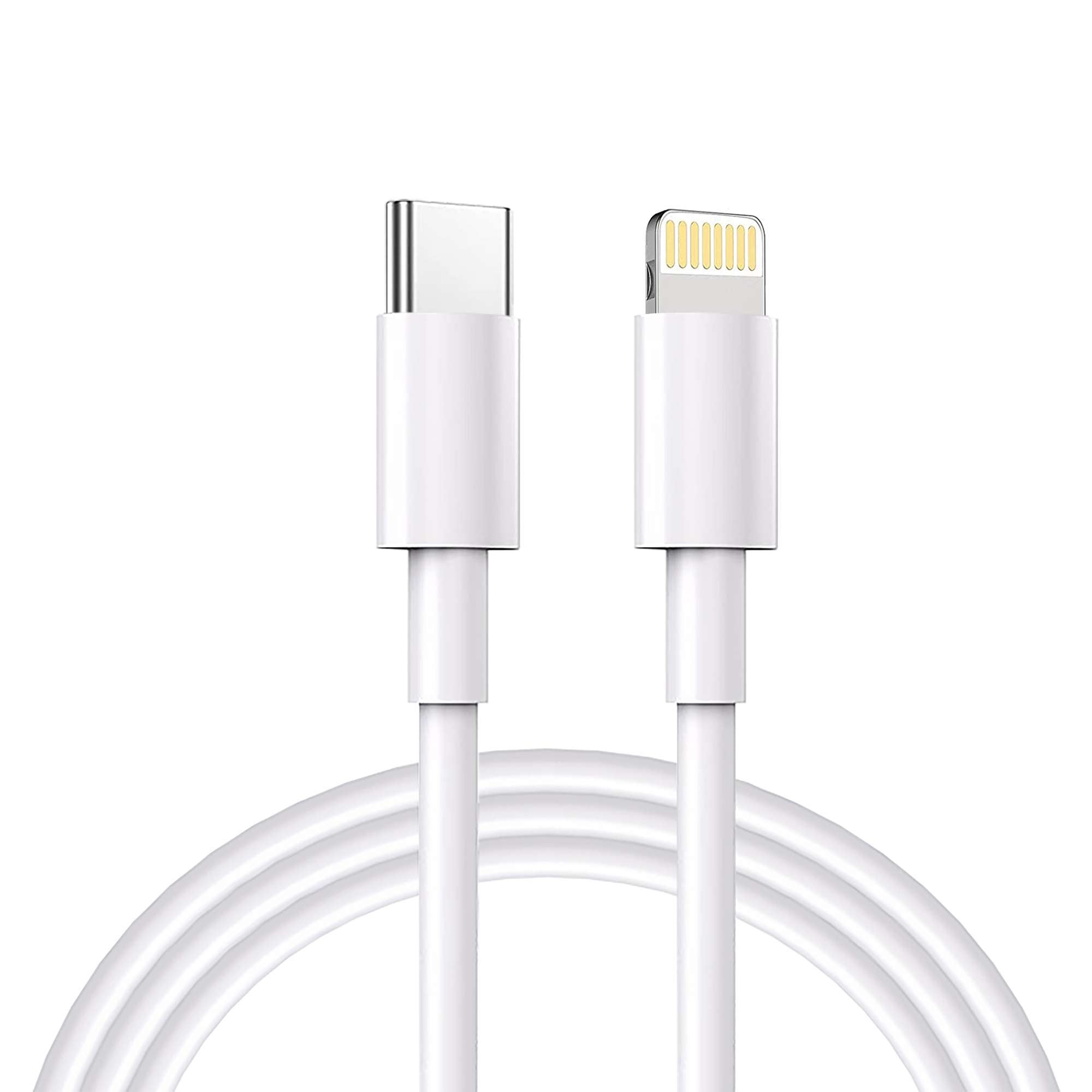 USB connecting cable compatible with iPhone and USB-C 2 meter - DEVCOline