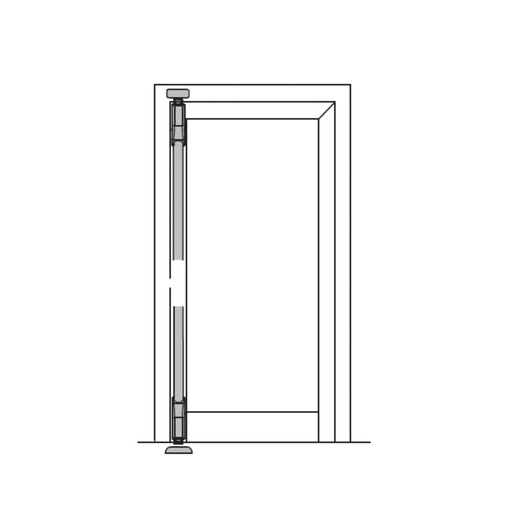 SYMPLEX kit consisting of vertical up-down latches for panic exit device - 8894A