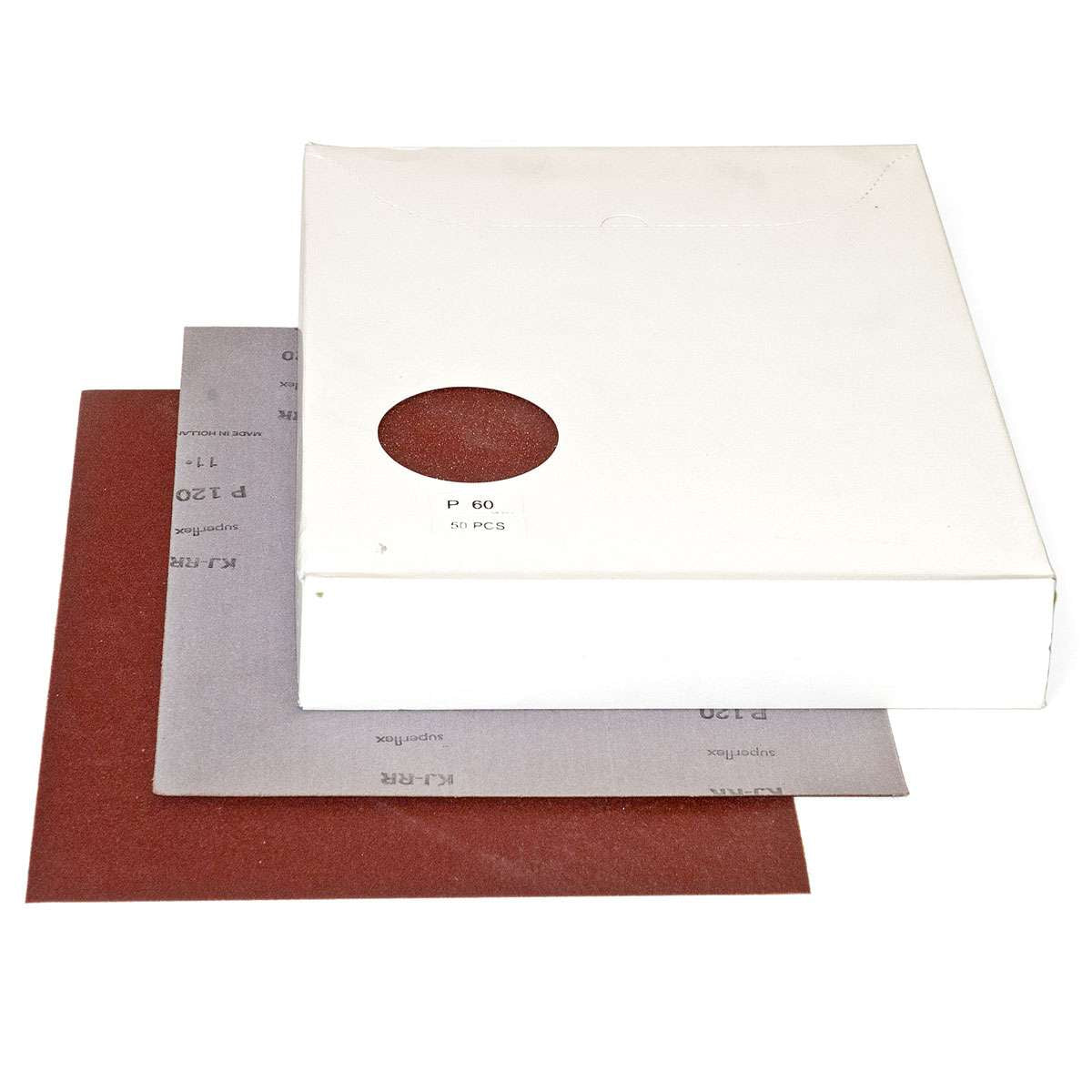 Sheets of Resin Cloth in Box 23x28cm Gr.40-600 Rosver - 50 pz