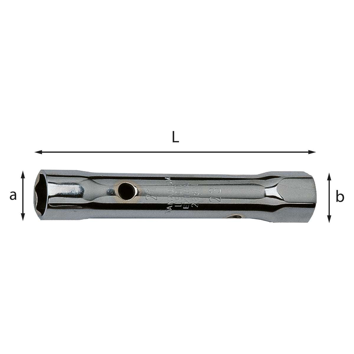 Lightweight double socket wrenches 42mm 45mm 30x32 L.200mm - Usag 288 N