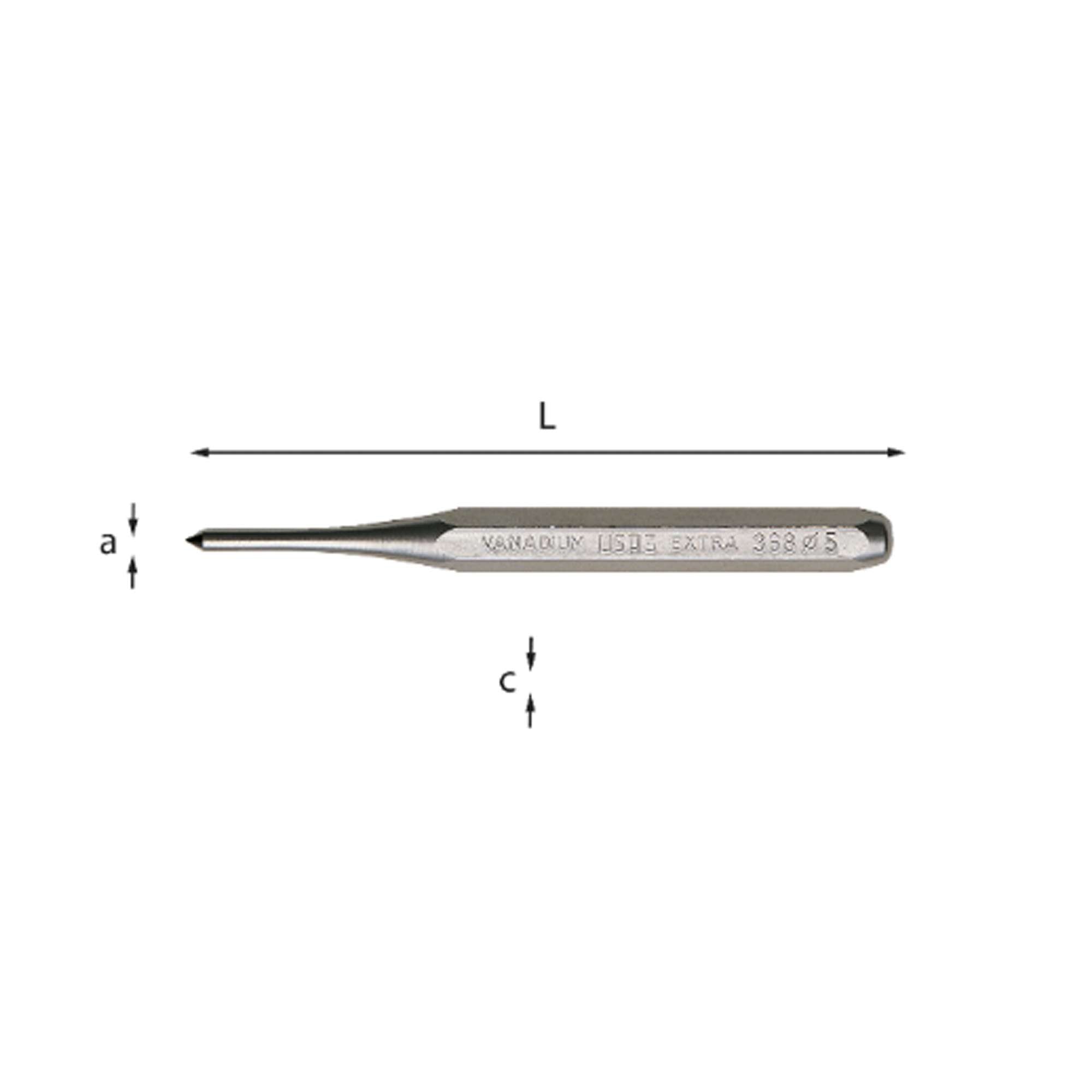 Chromium vanadium steel burin - Usag 368