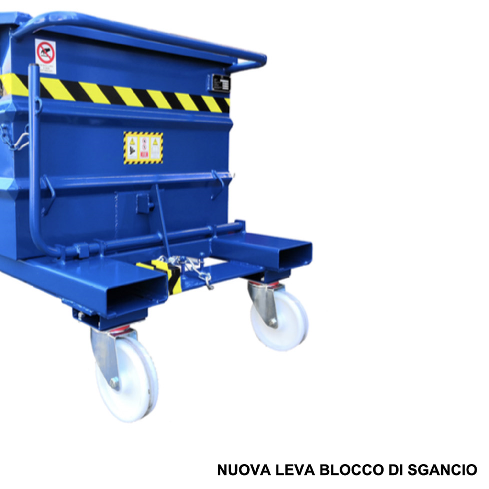 FOLDING BUCKET ON WHEELS 920 X 1370 X 900 H - STORAGE TANK - FAMI FAXLT0500000004 - BLUE