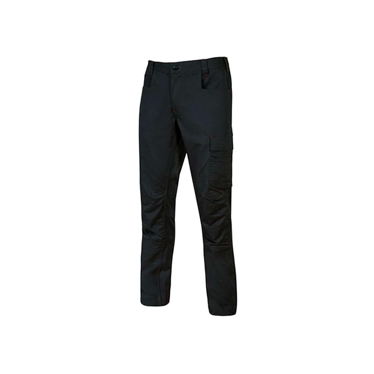 Cvc Work Pants, Black Carbon, Slim-Fit - U-Power Bravo TOP