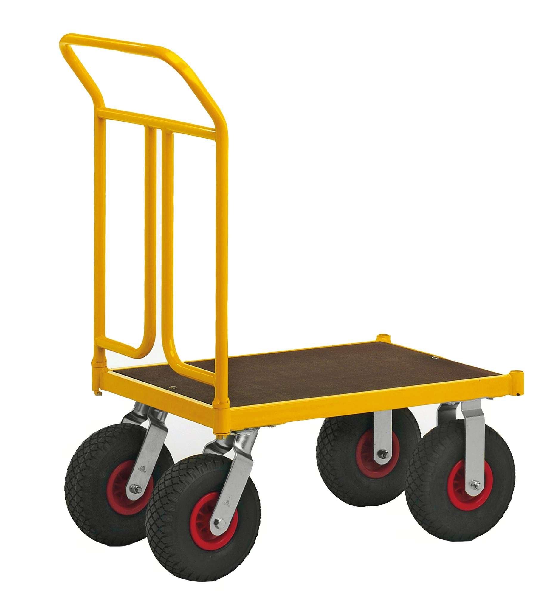 Platform trolley, capacity 400kg L x W x H (mm) 836 x 500 x 1090 - Kongamek