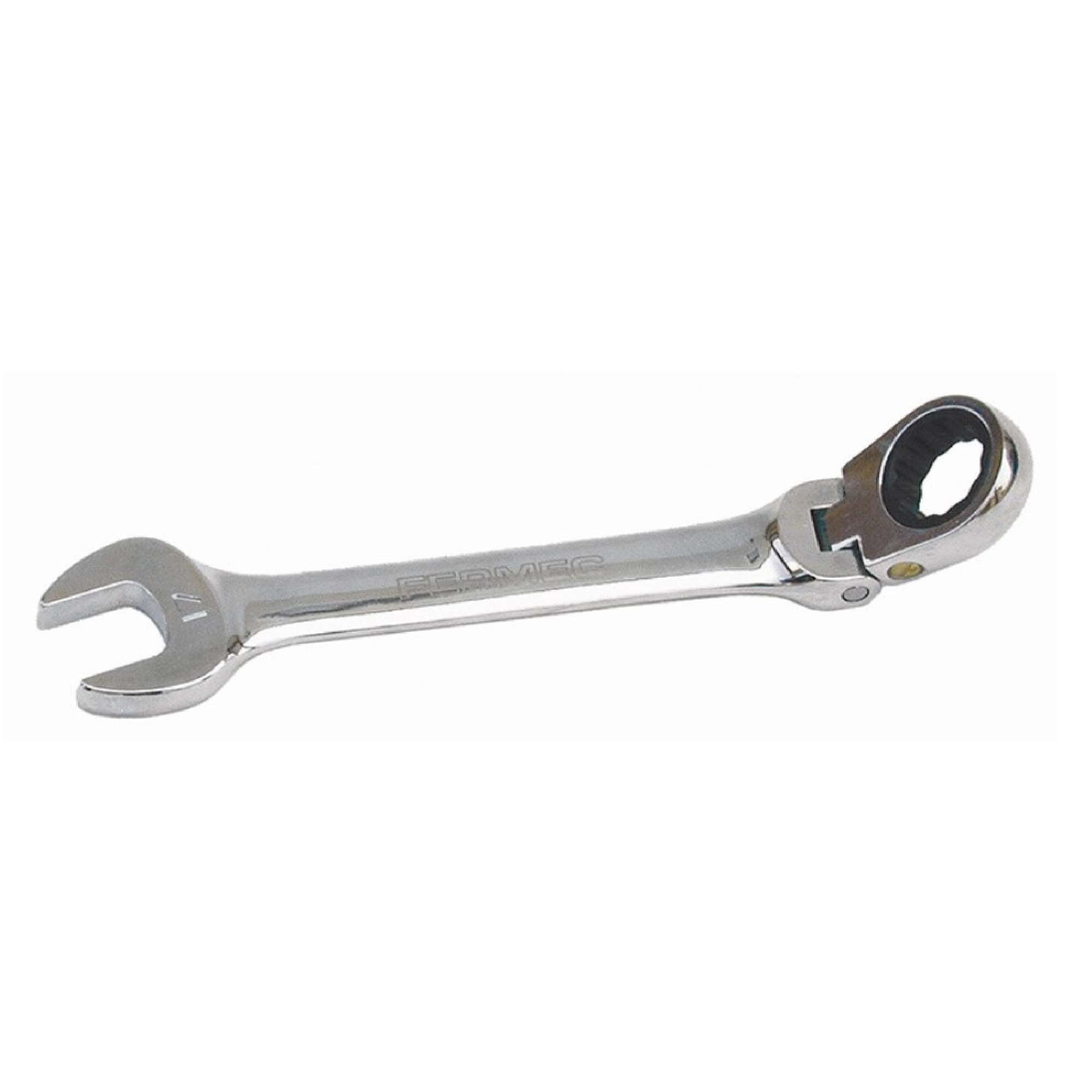 Combination polygonal ratchet wrench with joint - Fermec