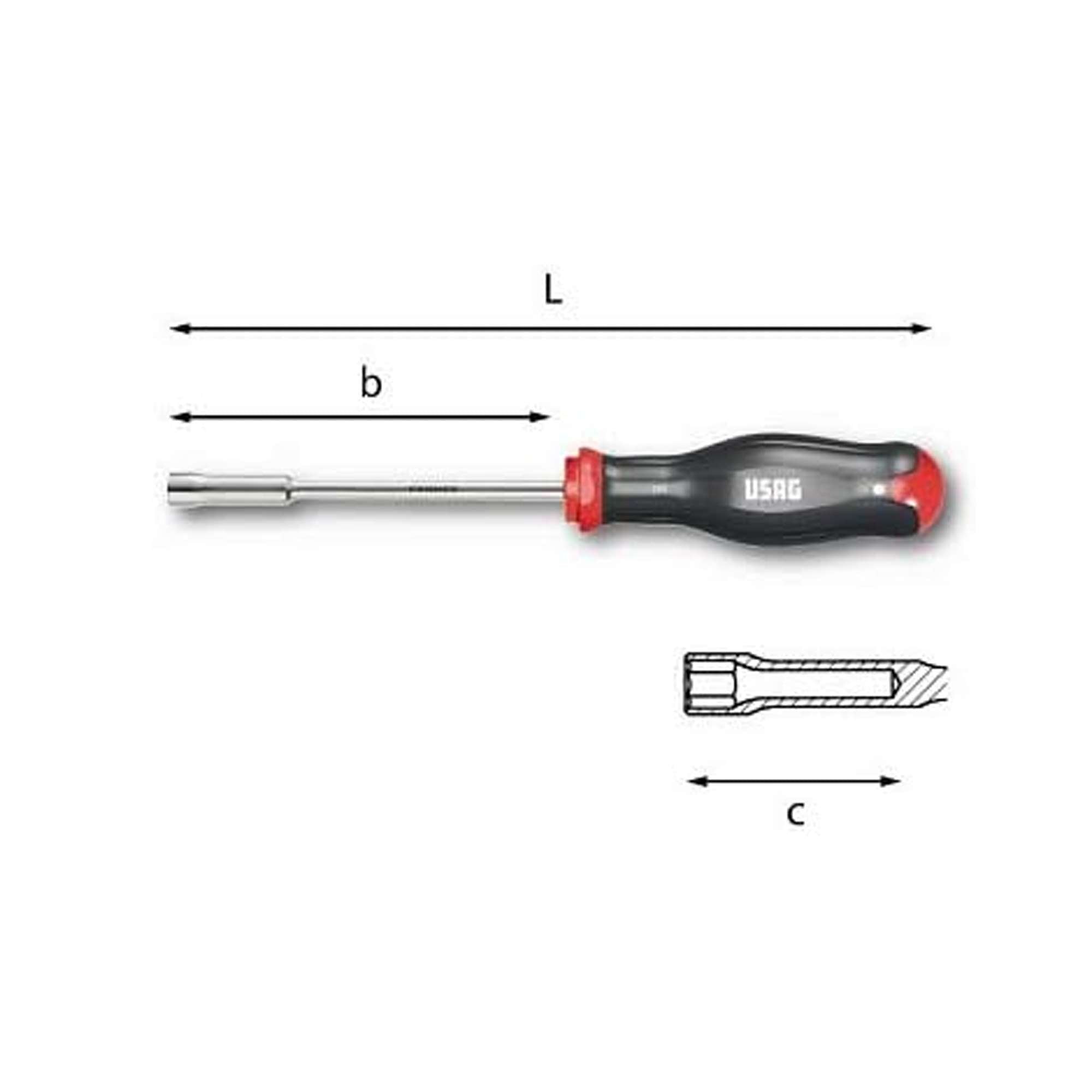 Hexagon socket wrenches with handle - Usag 299