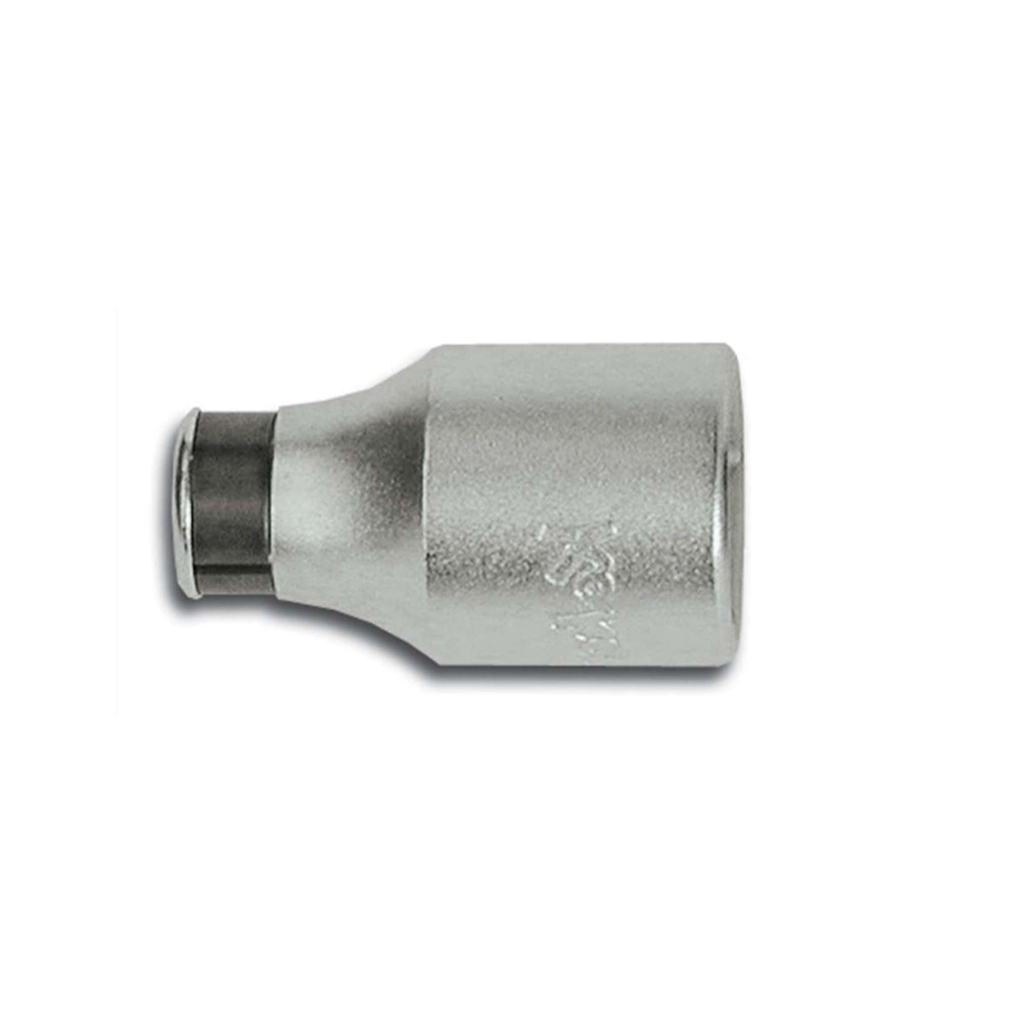 Chrome-plated insert socket with sealing ball 1/4"-1/2" - Fermec 4137