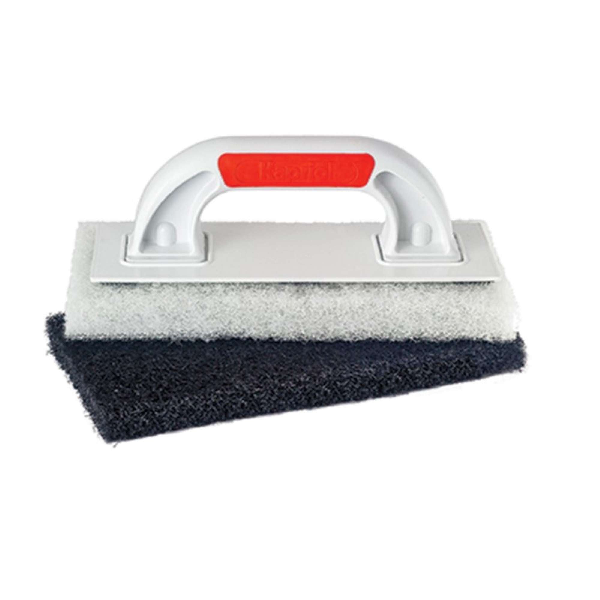 Cleaning trowel with two pads 12x25cm - Kapriol 25630