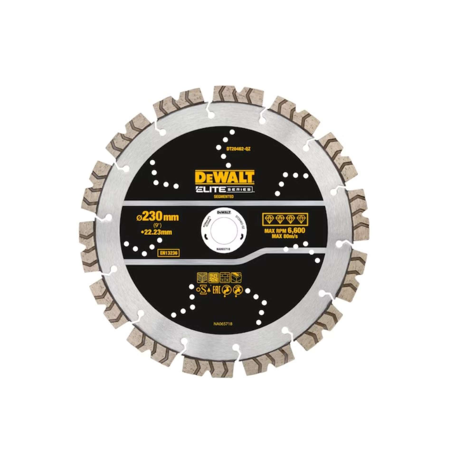 Elite 230mm general purpose diamond blade - Dewalt DT20462-QZ