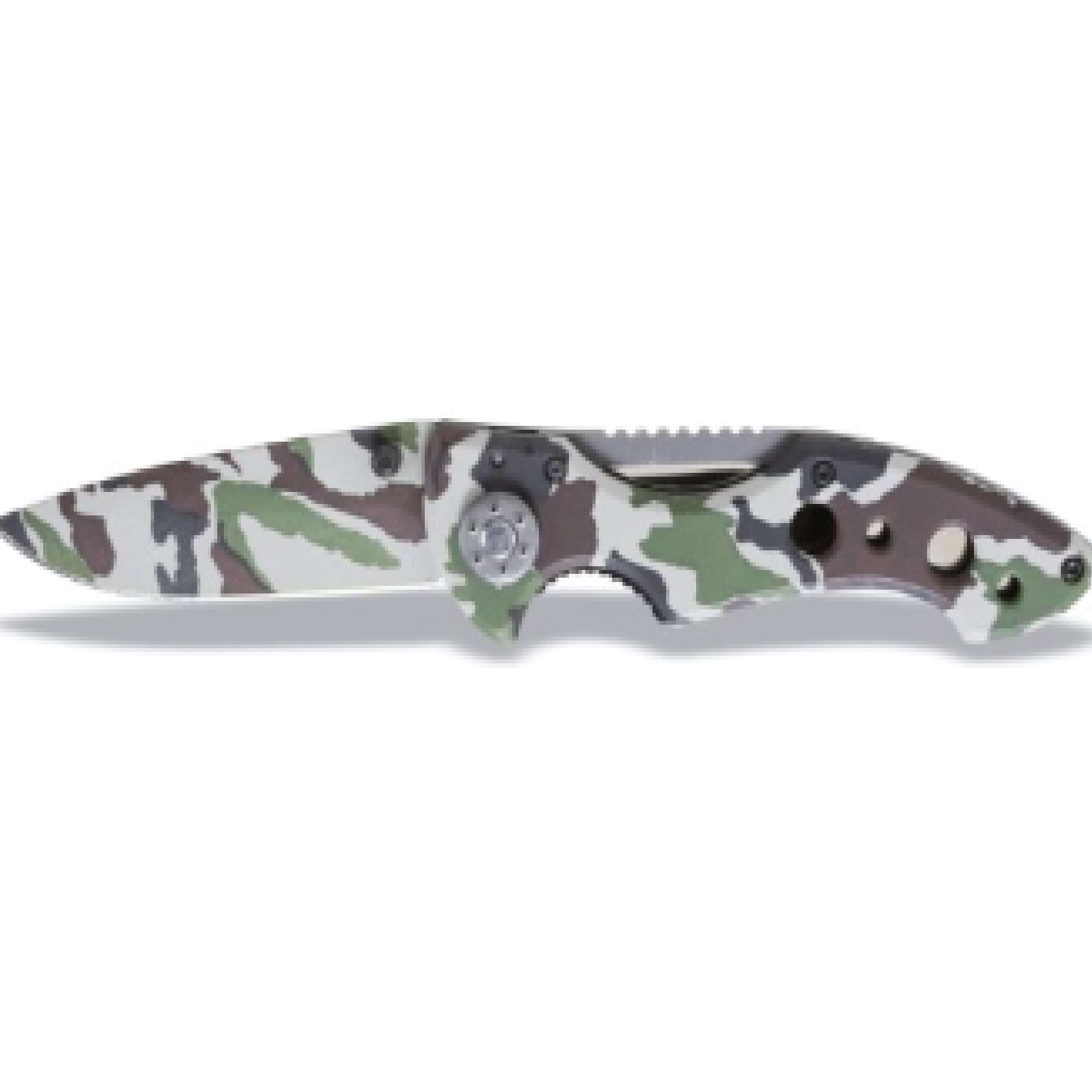 Camouflage switchblade knife hardened steel blade - Beta 17780099