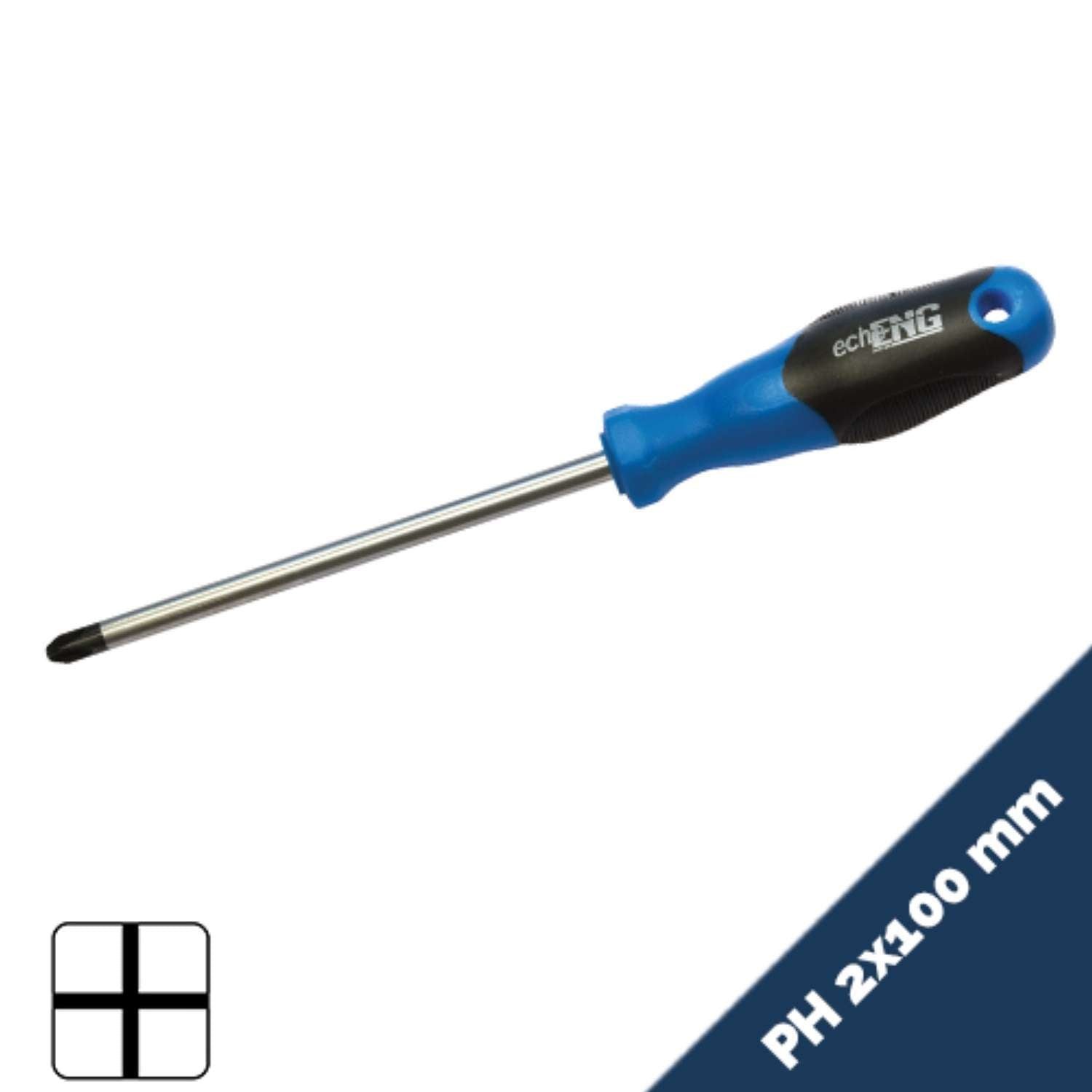 Screwdriver anti-slip handle PHILIPS head screw 1x150mm -UM 10 C(175-315)