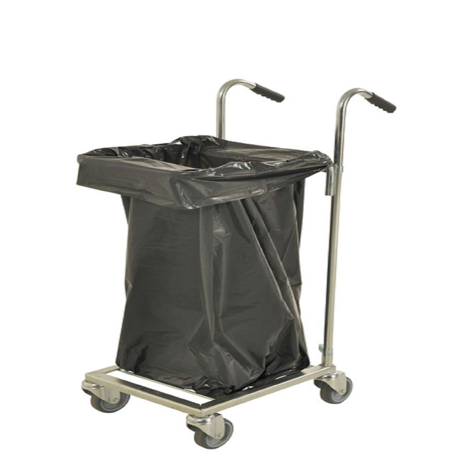 Sack trolley with an ergonomic construction. Fitted for a 125 L sack - Kongamek