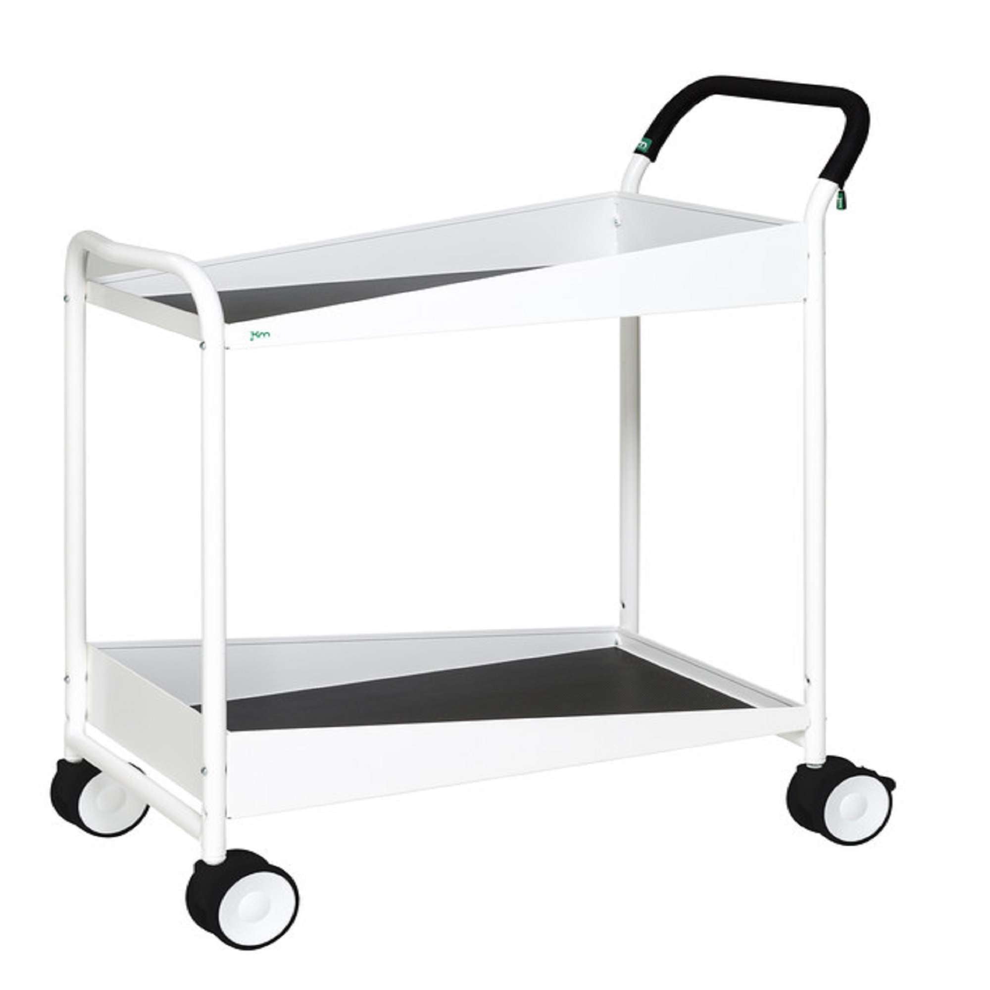 White Konga Trolley with brake L x W x H (mm) 866 x 455 x 980 - Kongamek