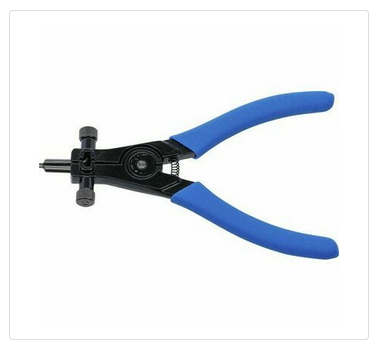 Pliers for Seeger rings and external fuses interchangeable hardened tips 165 mm - BGS