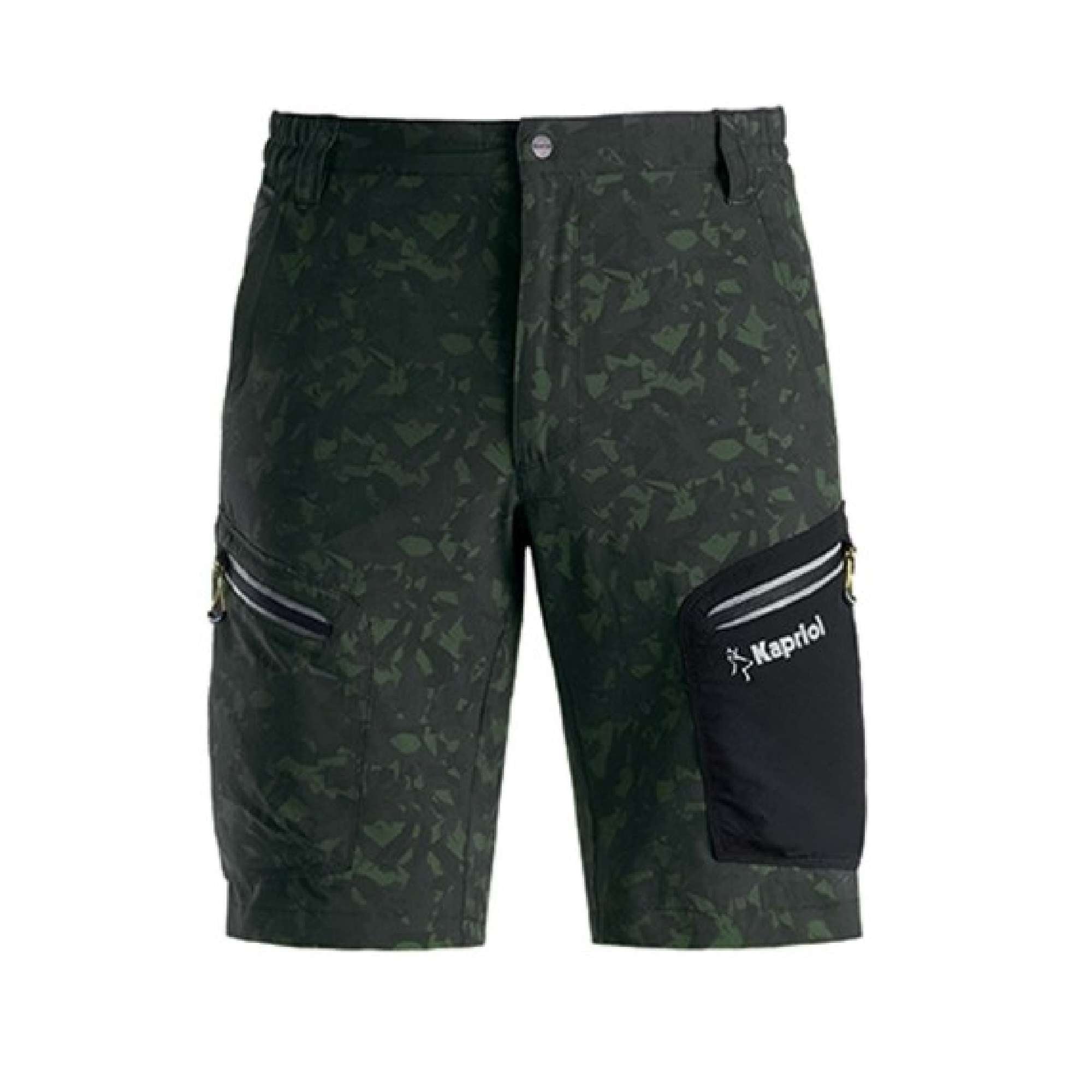 Tech camo green short work trousers size L - Kapriol 35176