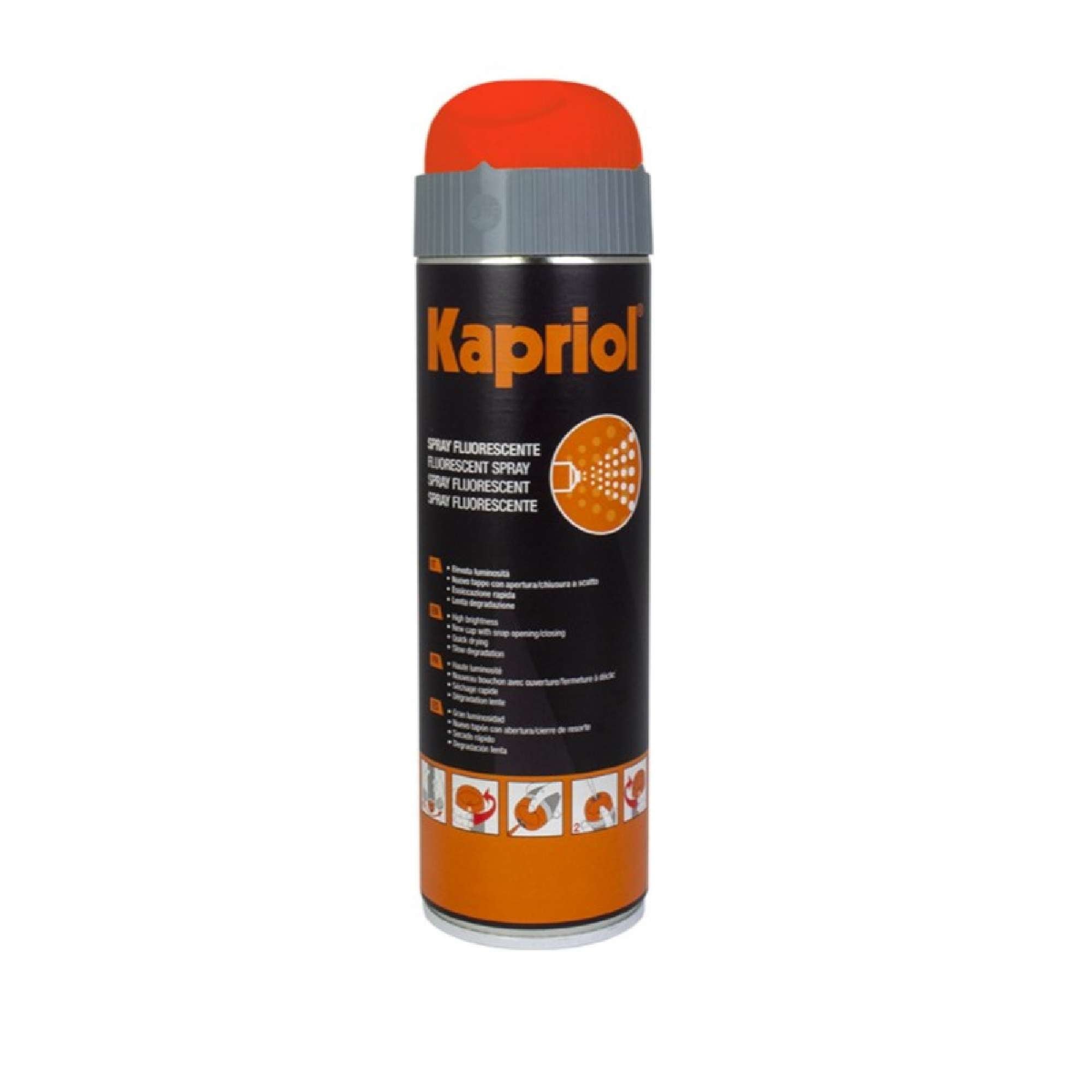 Fluorescent spray paint 500ml - Kapriol