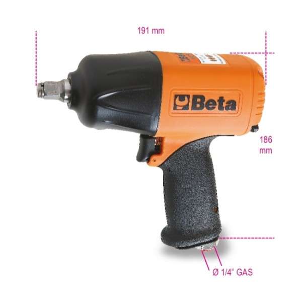 Composite reversible screwdriver 1/2" 7,500 rpm - 1927P Beta