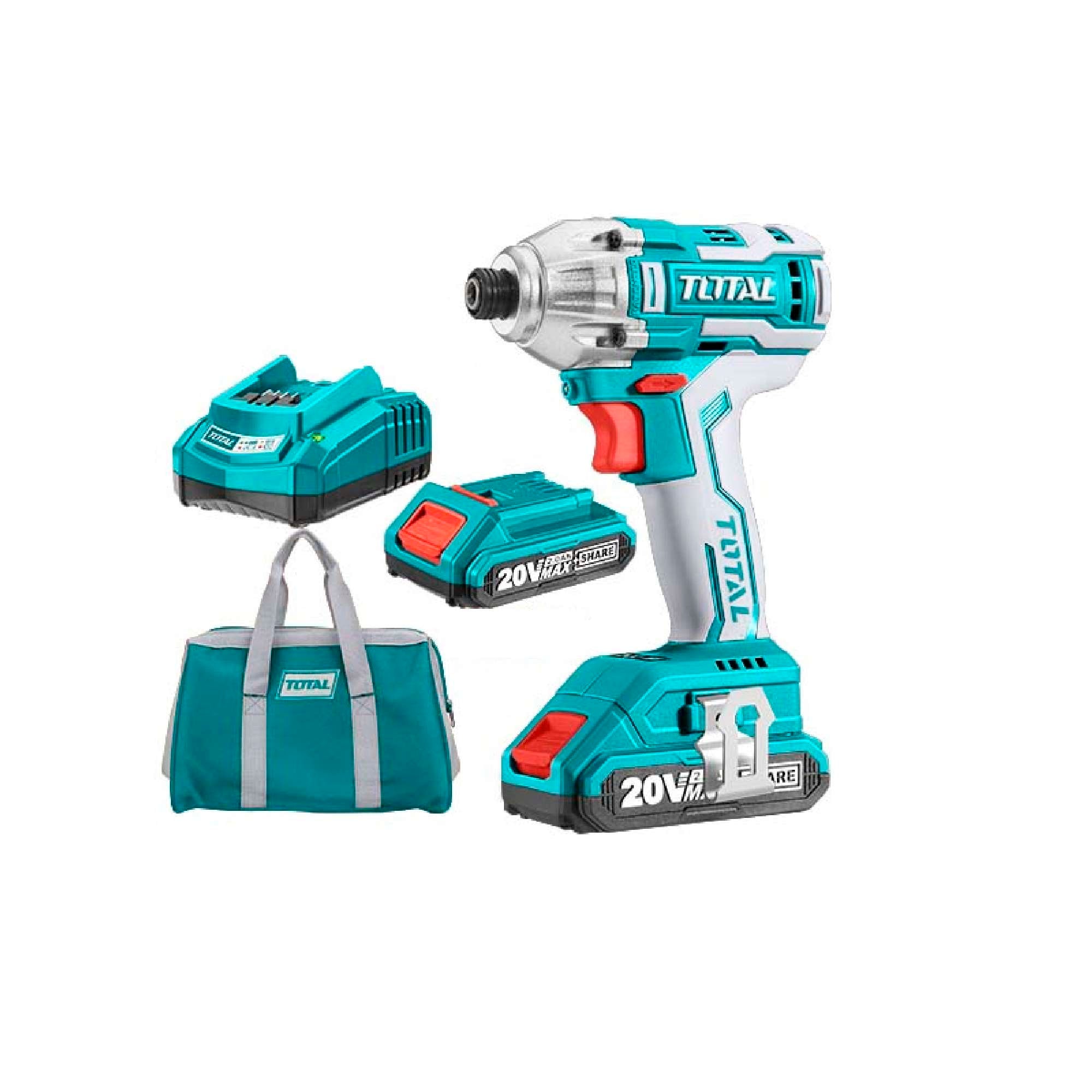 1/4 20V cordless impact wrench - Total TIRLI2002