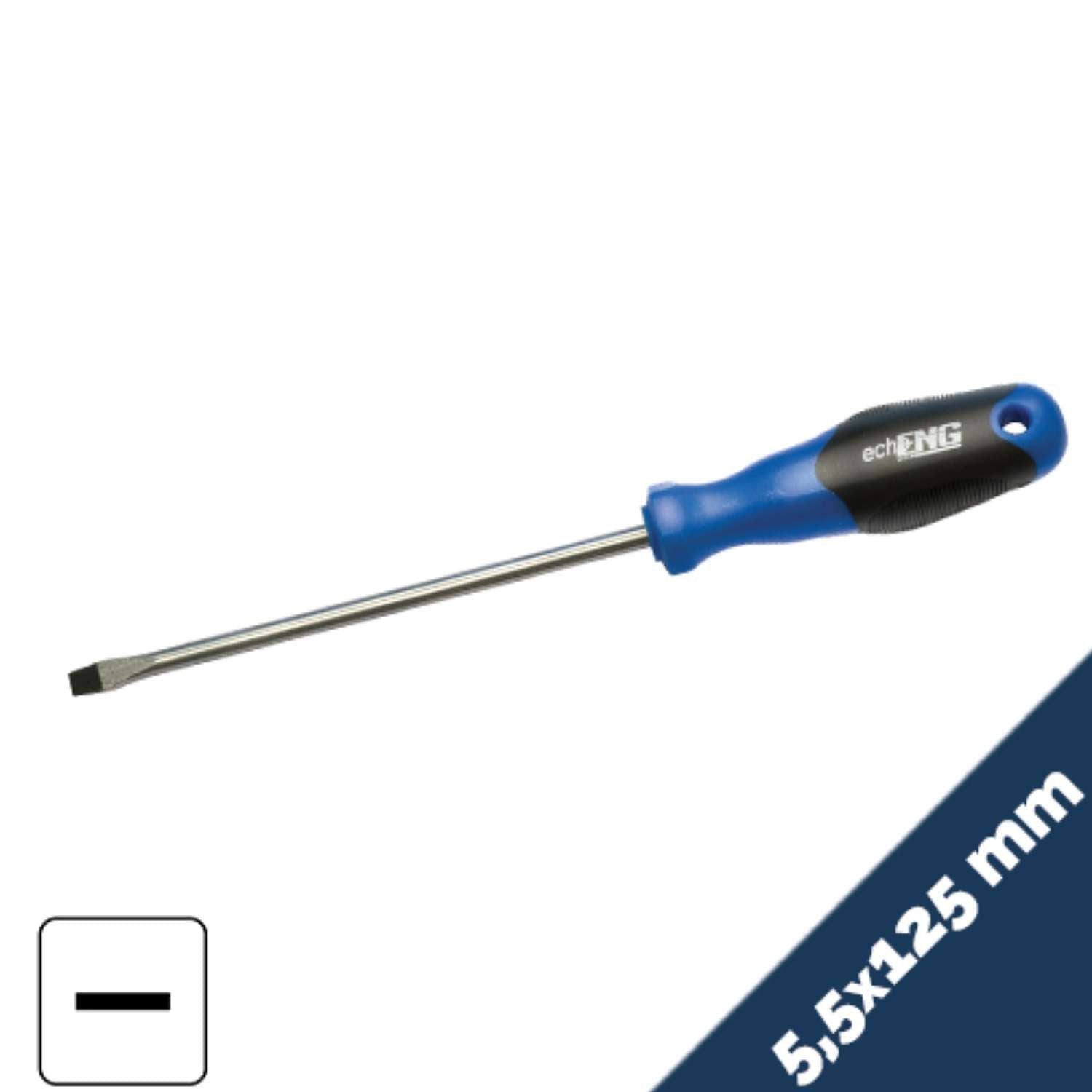 Flat screwdriver anti-slip handle, slotted screw 3,5x150mm -UM 10 T(375-815)