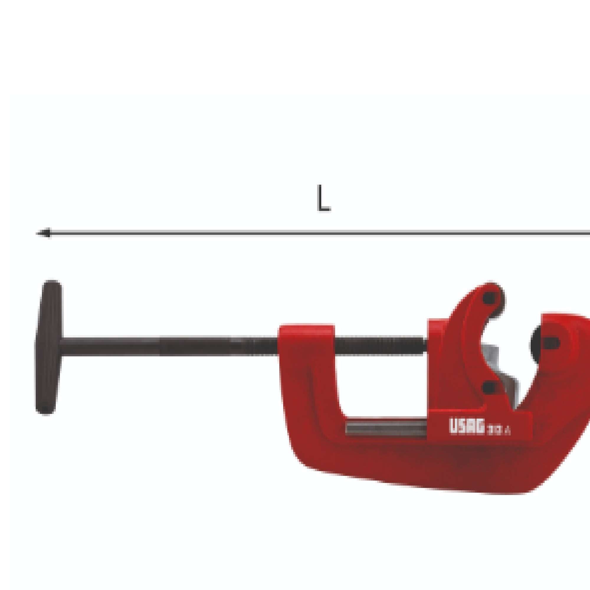 Pipe cutter for steel and stainless steel, maximum pipe thickness 7 mm - Usag 313 A 21-60