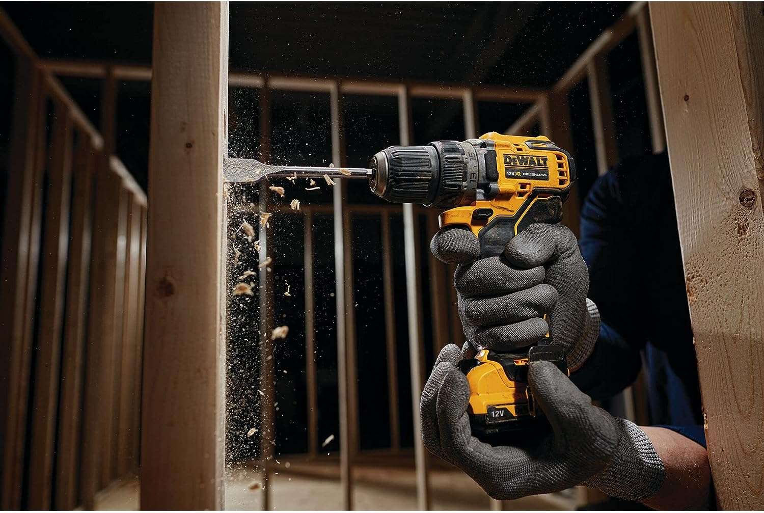 12V Compact Drill Driver with 2 x 2Ah batteries - Dewalt DCD701D2-QW