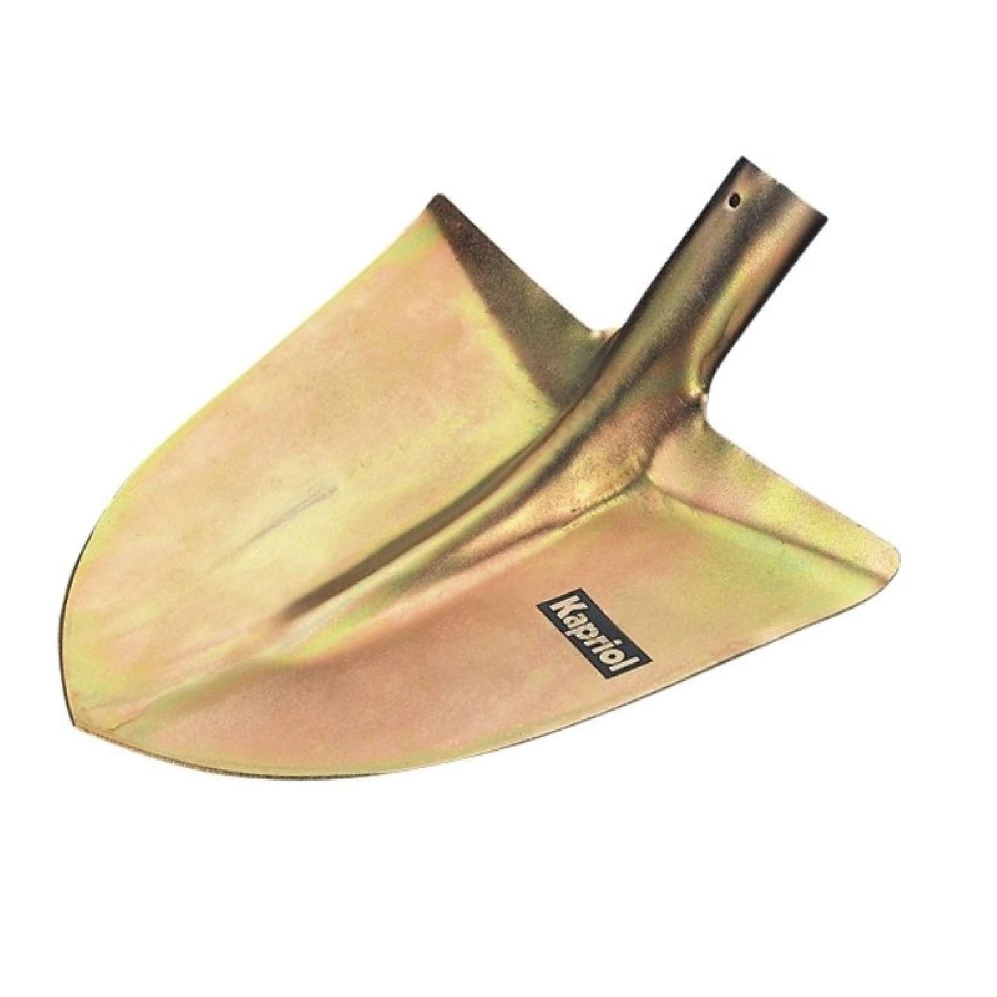 Golden pointed mason's shovel with handle - Kapriol 20988