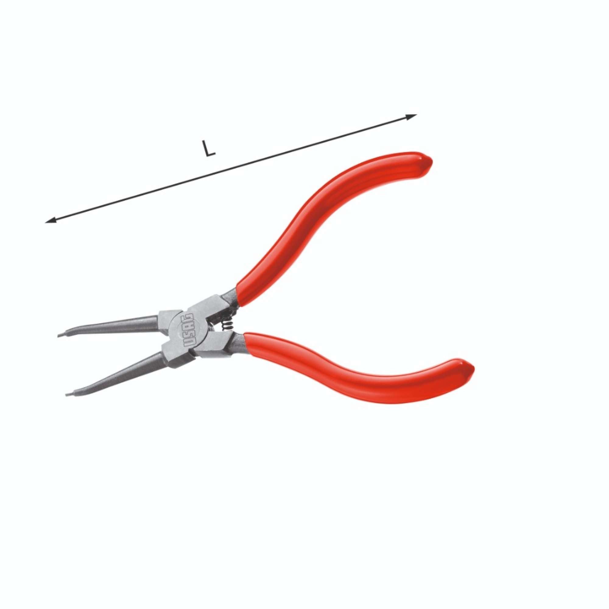 Straight nose pliers for internal snap rings - Usag 127 C