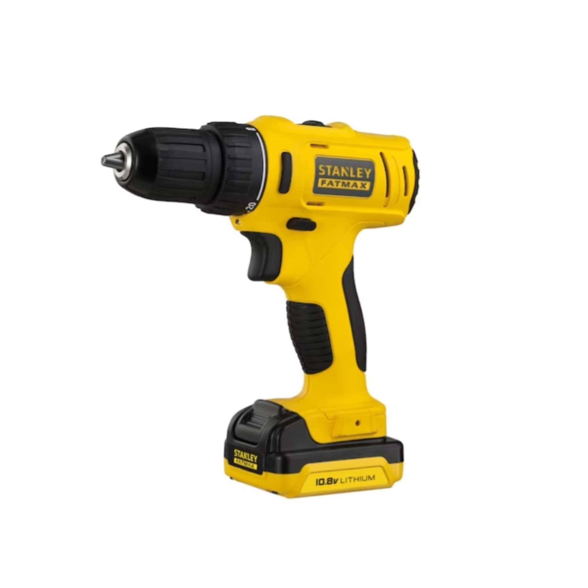 Compact screwdriver drill 10.8V 1.5Ah, 10mm chuck - Stanley Fatmax