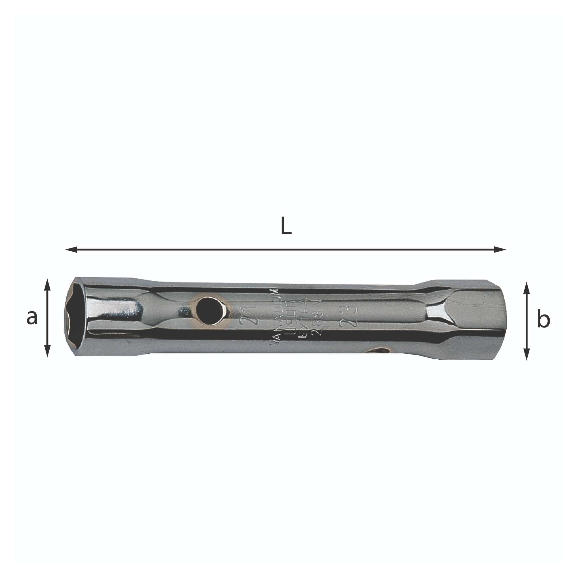 Short-handled hexagon socket spanner - Usag 298 N