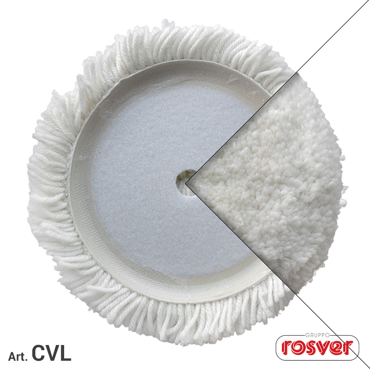 Twisted Wool Discs Rosver - CVL 200 - Conf.1pz