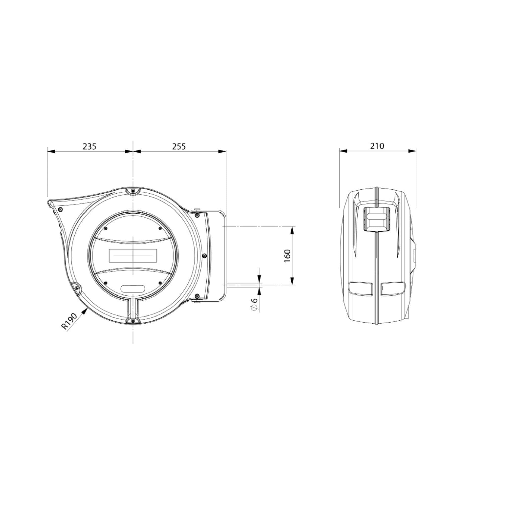 Al Series Hose Reel D.10mm - Zeca AL83/10