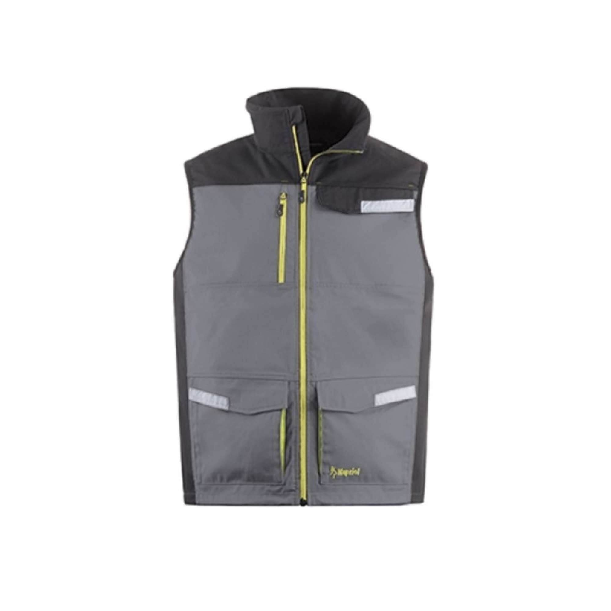 Kavir gray/black work vest - Kapriol