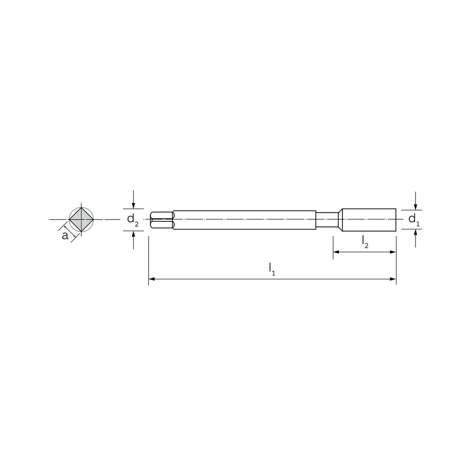 Specific machine tap for stainless steel vaporizer DIN 376 - ILIX