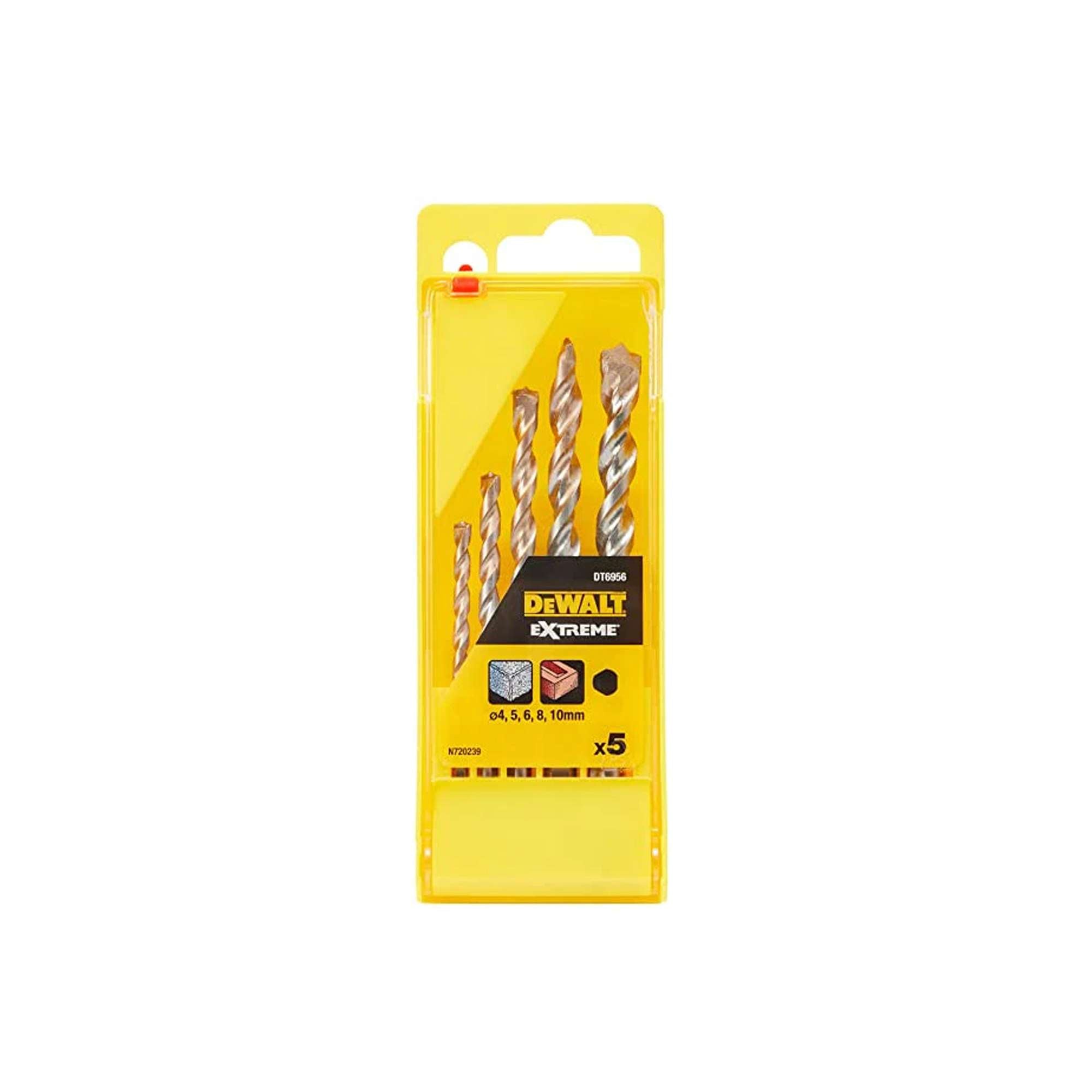 DEWALT drill bit set 5 pcs. Masonry dt6956-qz