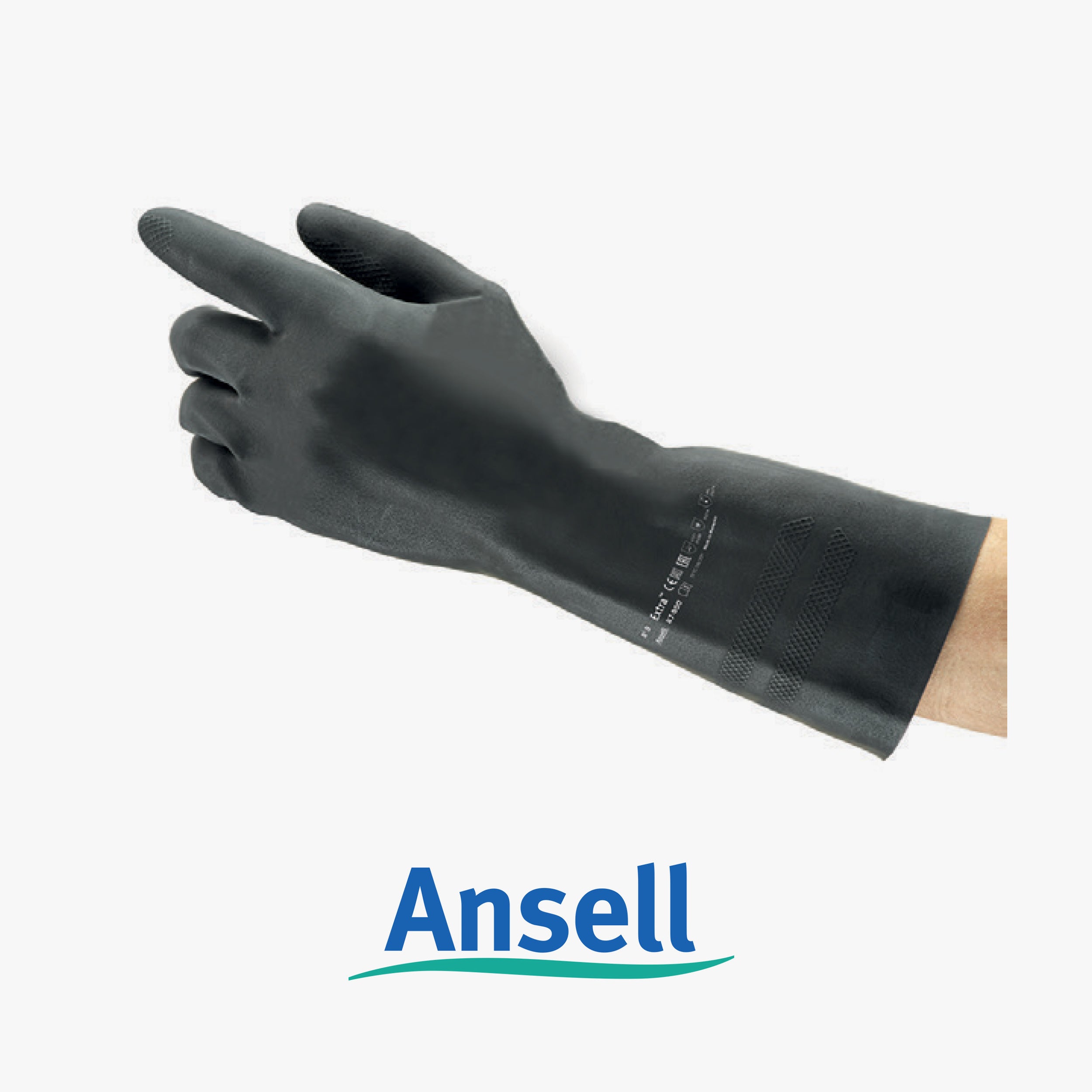 Latex gloves extra 75 black - 12pcs