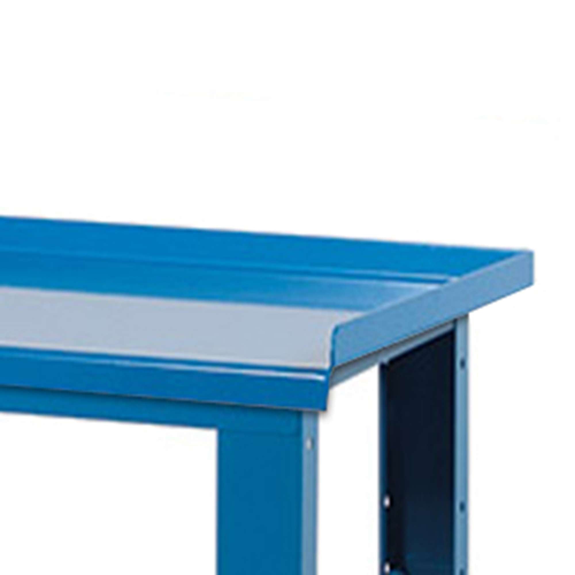 WORKSHOP WORKBENCH 2007 x 705 x 855 H - STEEL TOP - FAMI FBG01S2000F0004 - BLUE - DISASSEMBLED