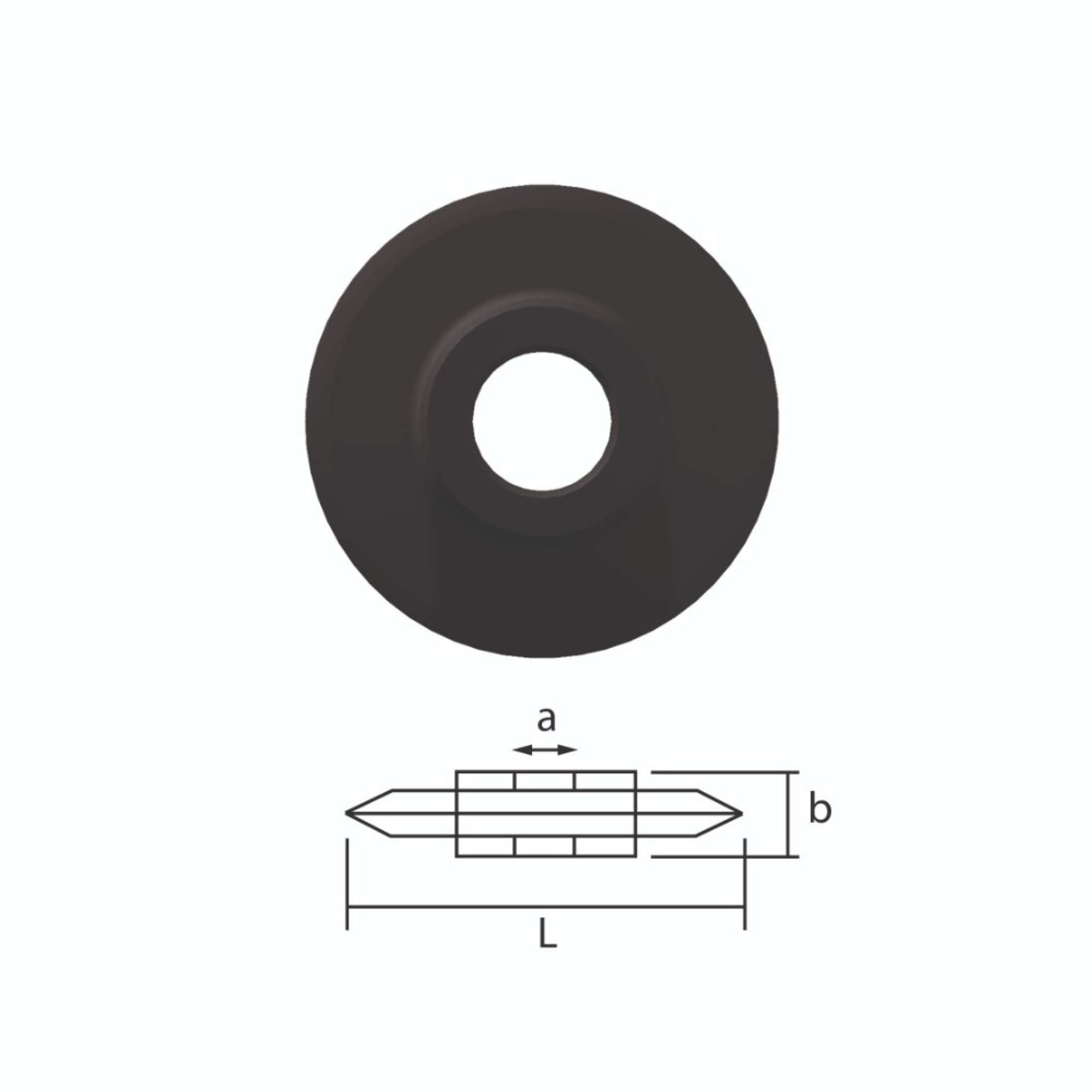 Replacement cutter wheel 5pcs - Usag 314 AR U03140010Q