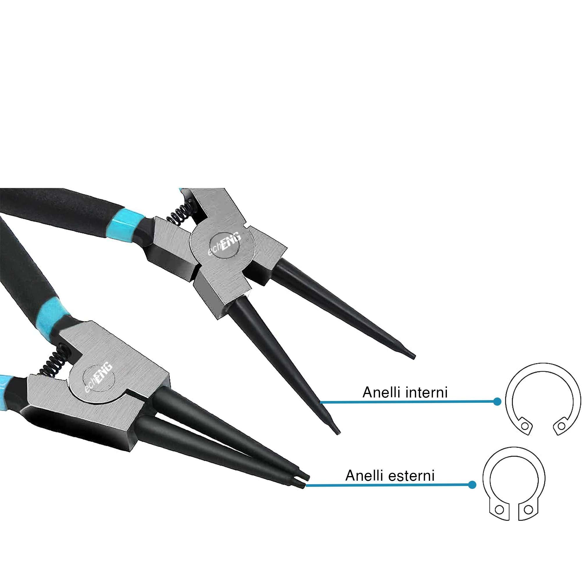 Straight nose external circlip pliers - UM 30 P0(02-06)