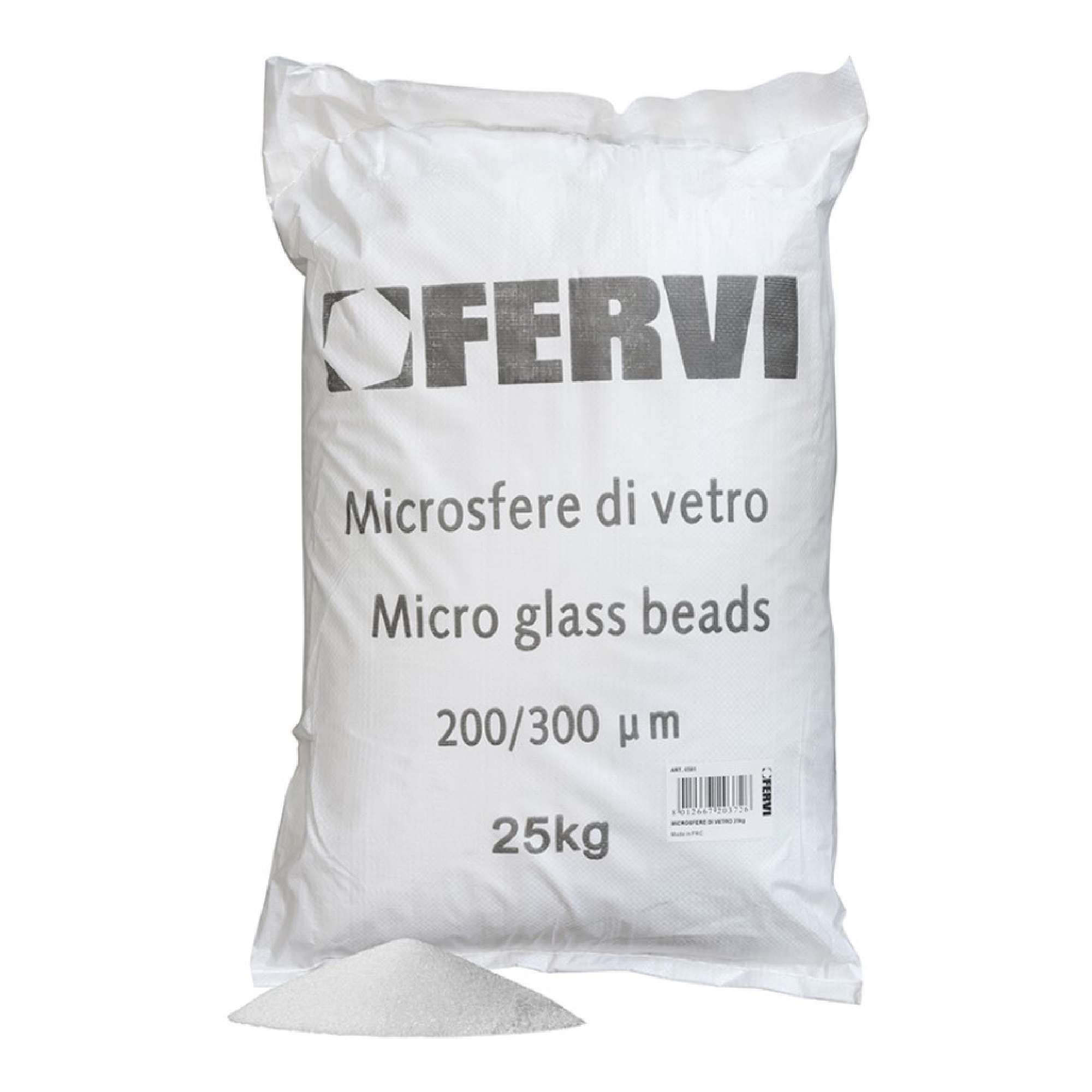 Glass microspheres 25kg - Fervi 0581