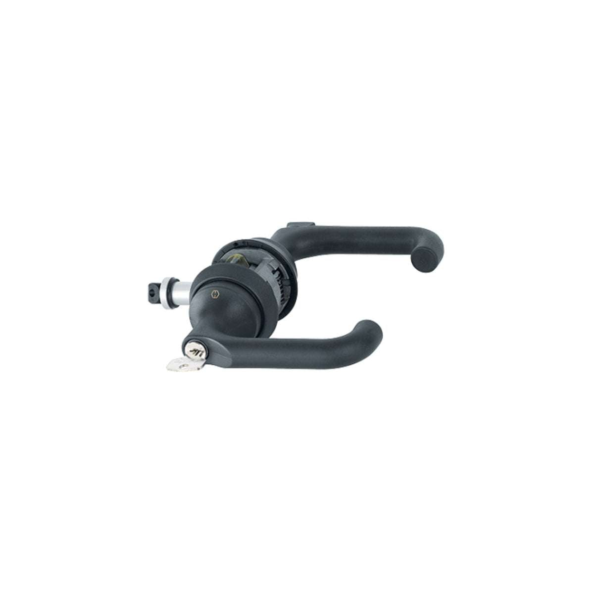 HCS Cylinder/Club Handle Paris F9005M Black Intense Matte - Hoppe 2573620