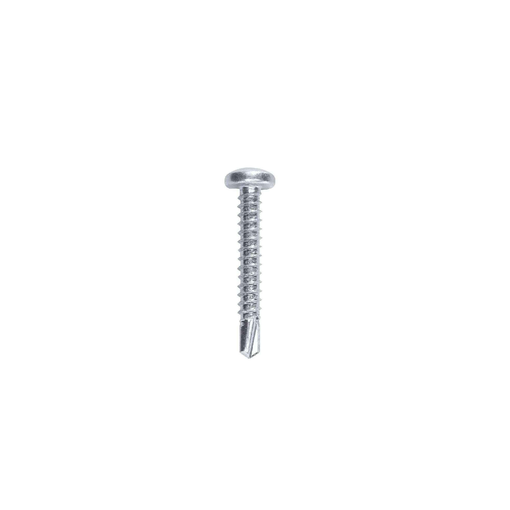 TC head self-drilling screw white zinc plated 4,8x60 DIN7504 pack.100pcs. Friulsider