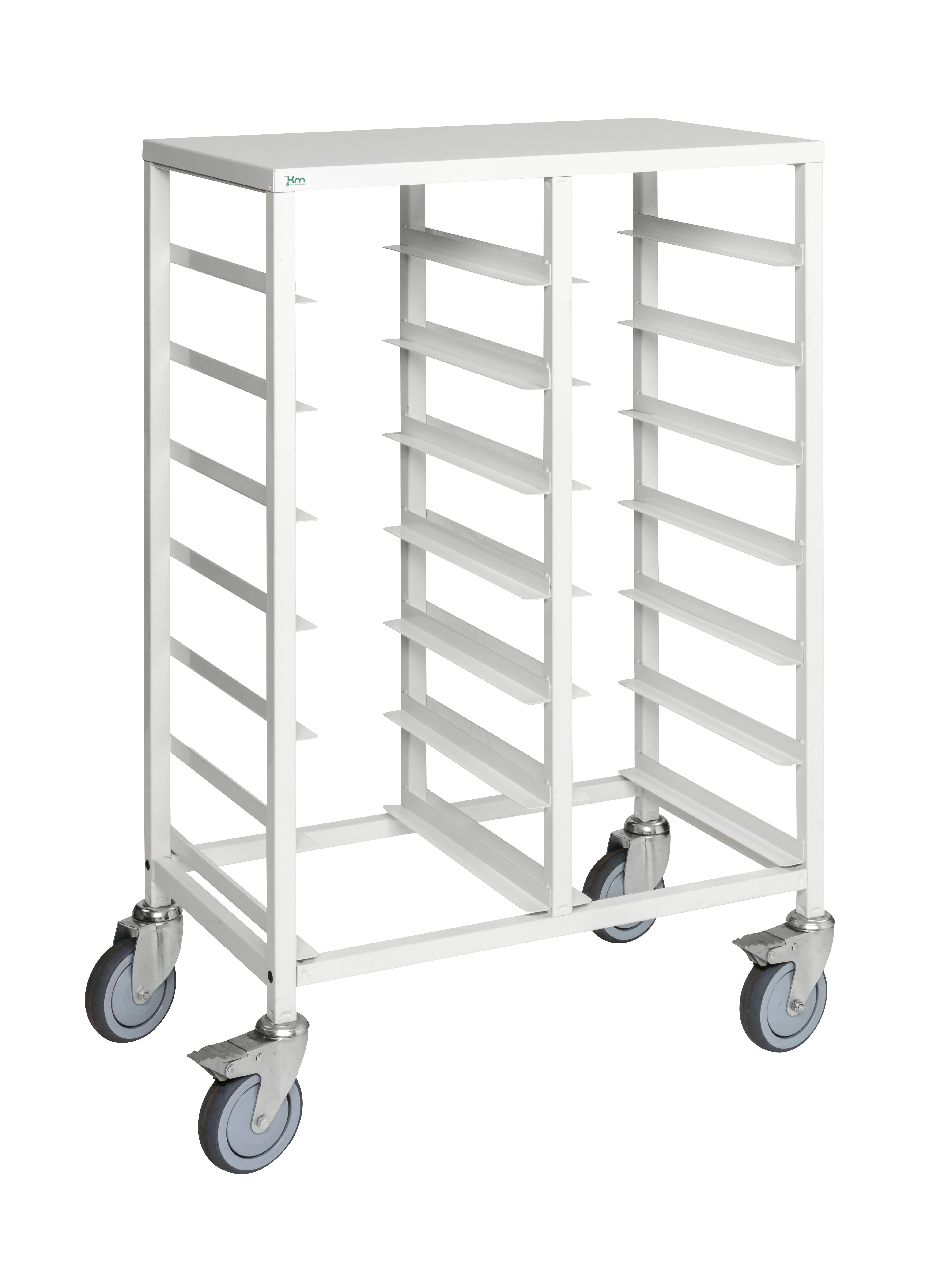 Smart Tray trolley fitted for 14 plates 400x300mm - Kongamek