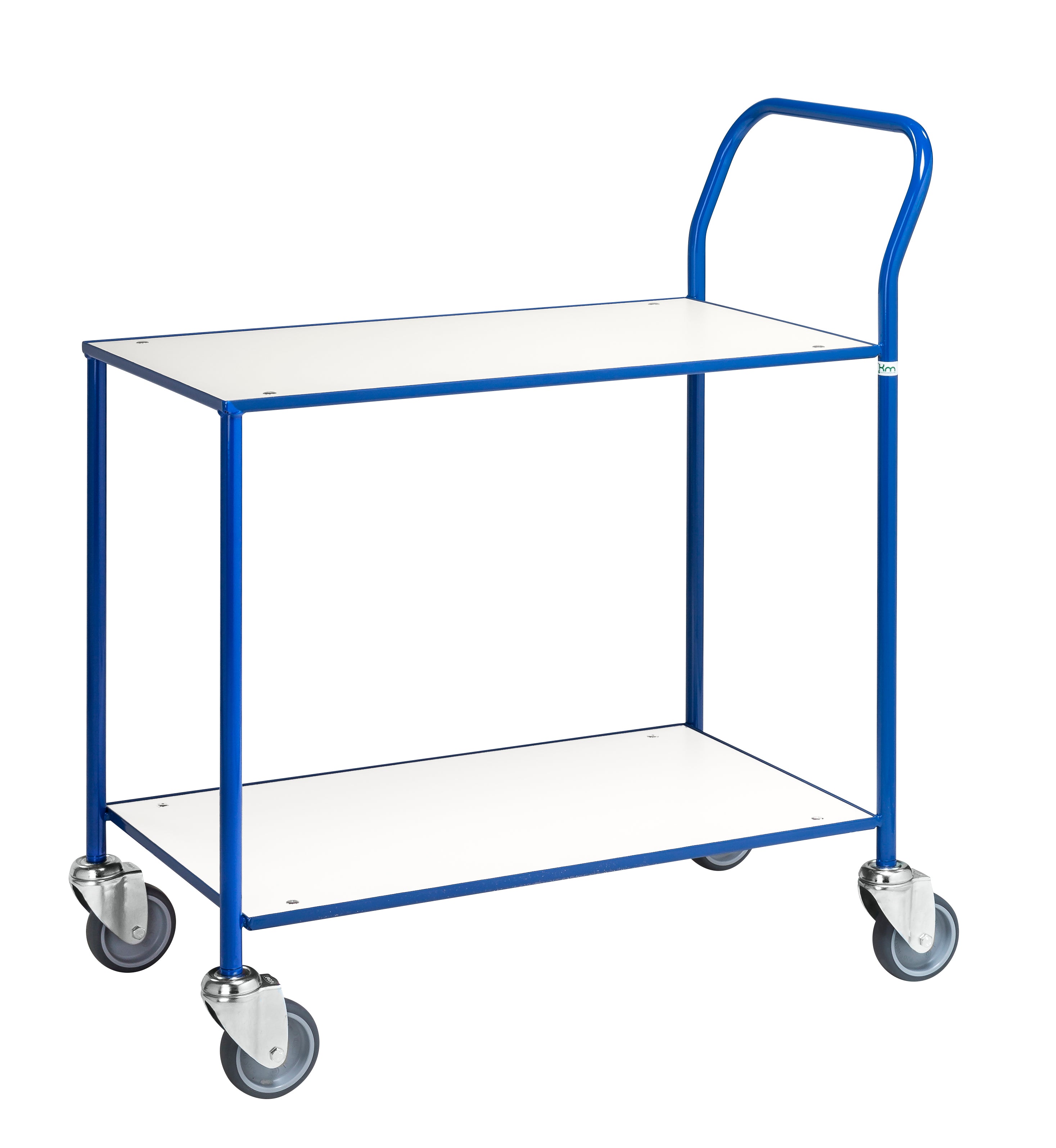 Small table trolley with 2 shelves, fully welded L x W x H (mm) 840 x 430 x 970