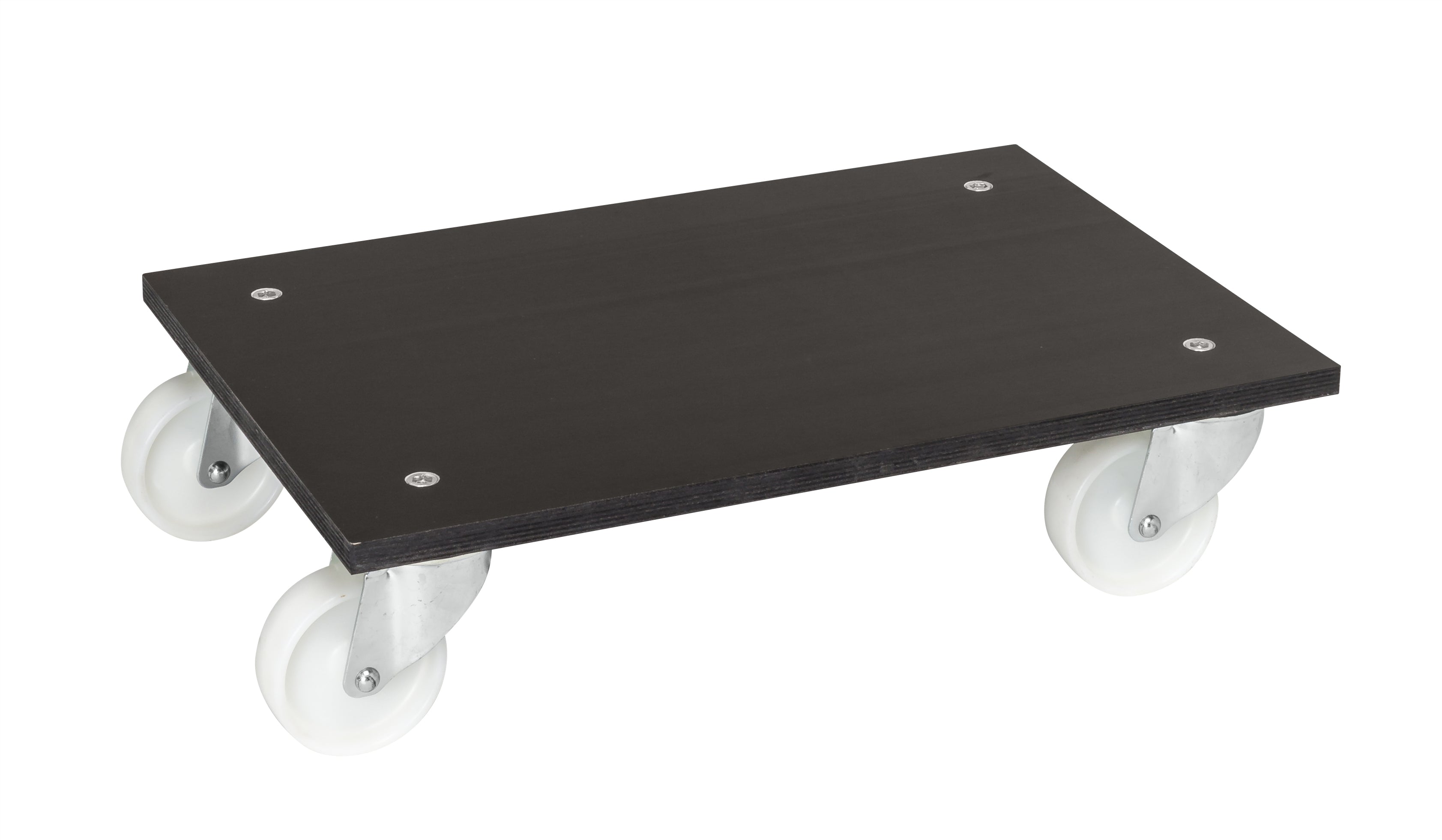 Heavy-duty dolly trolley with grooved rubber mat nylon wheels - Kongamek