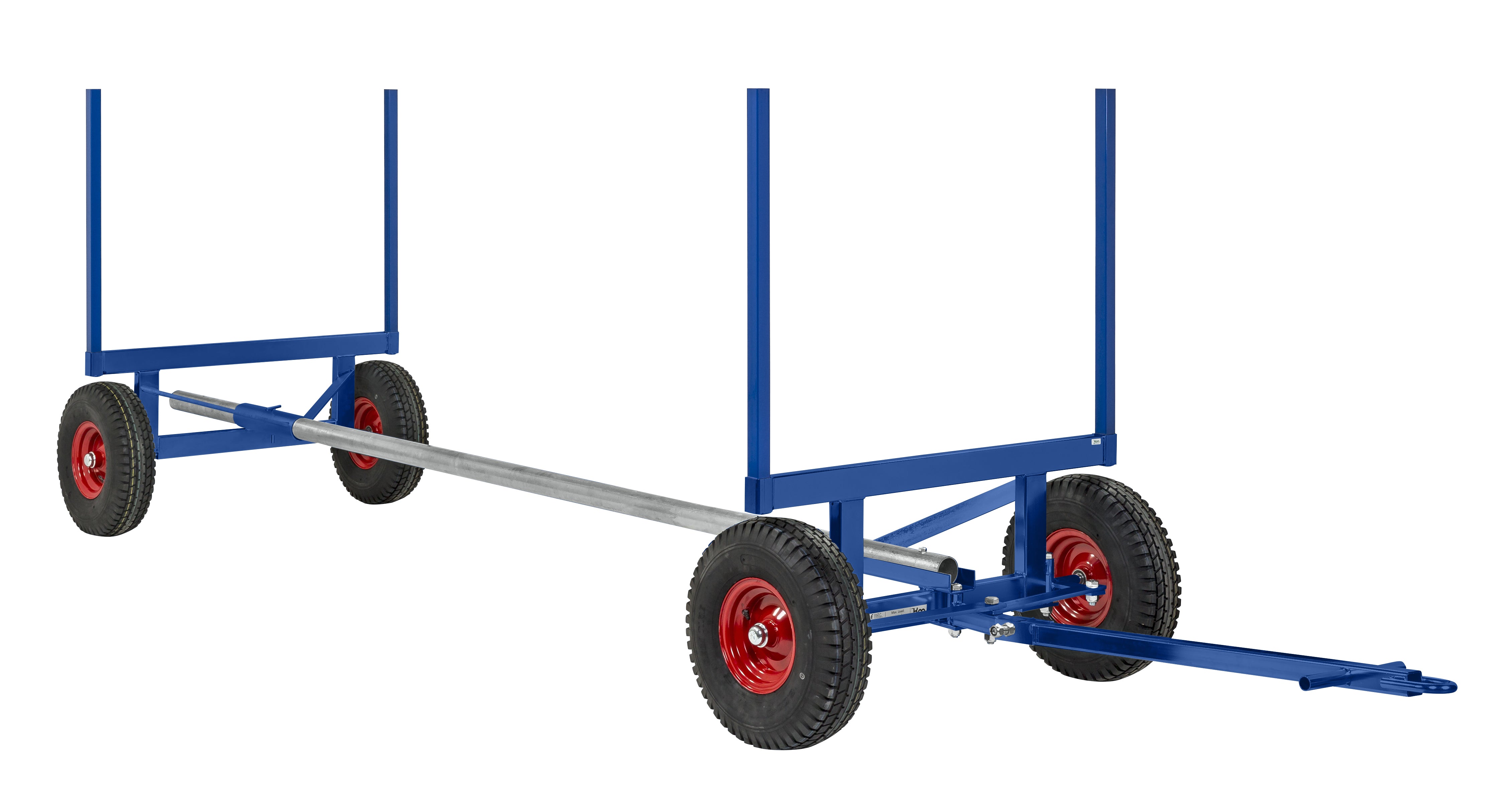 Material handling trolleys Electro galvanised capacity 3500Kg