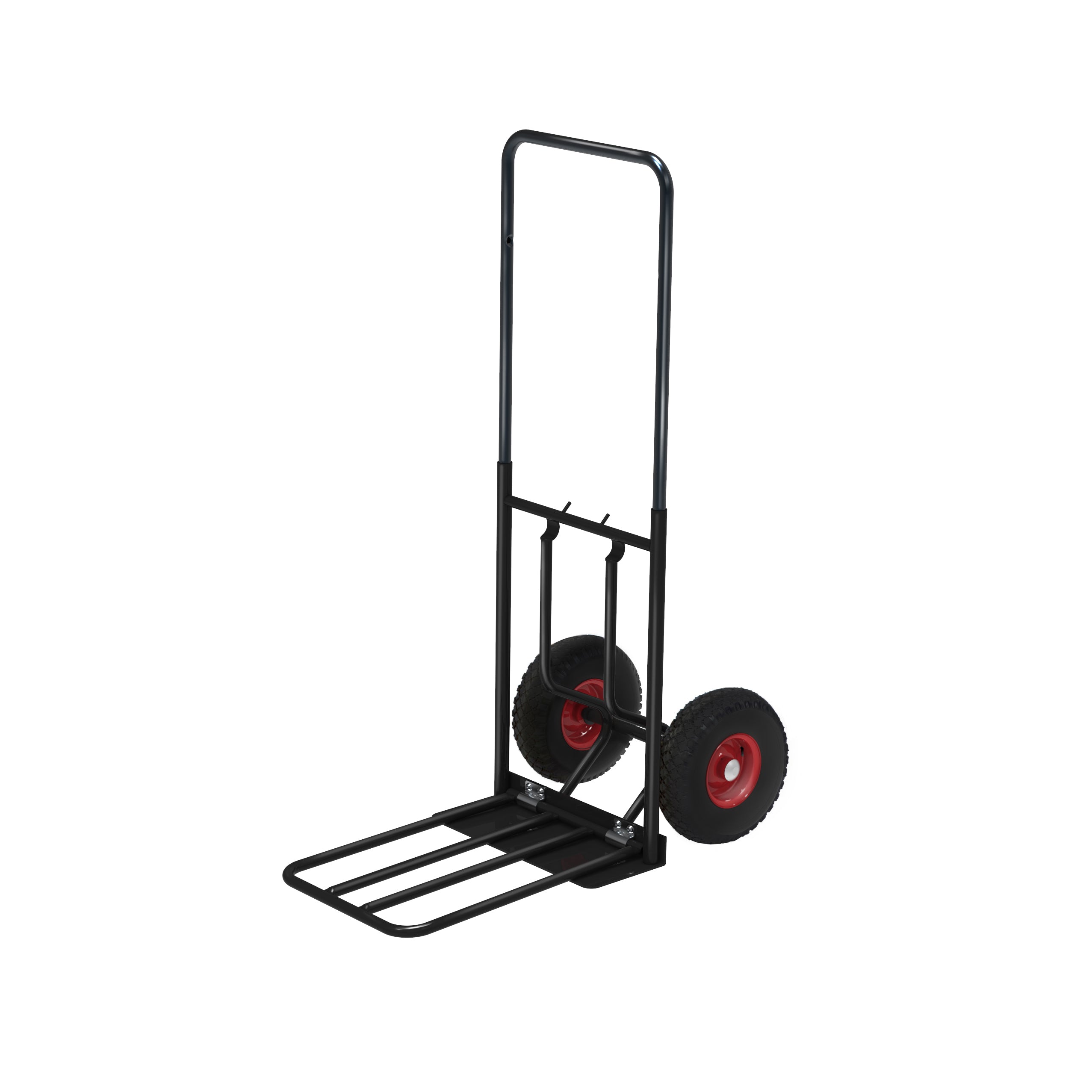 Luggage Trolley black, 800 x 430 x 1150, capacity 150Kg Kongamek