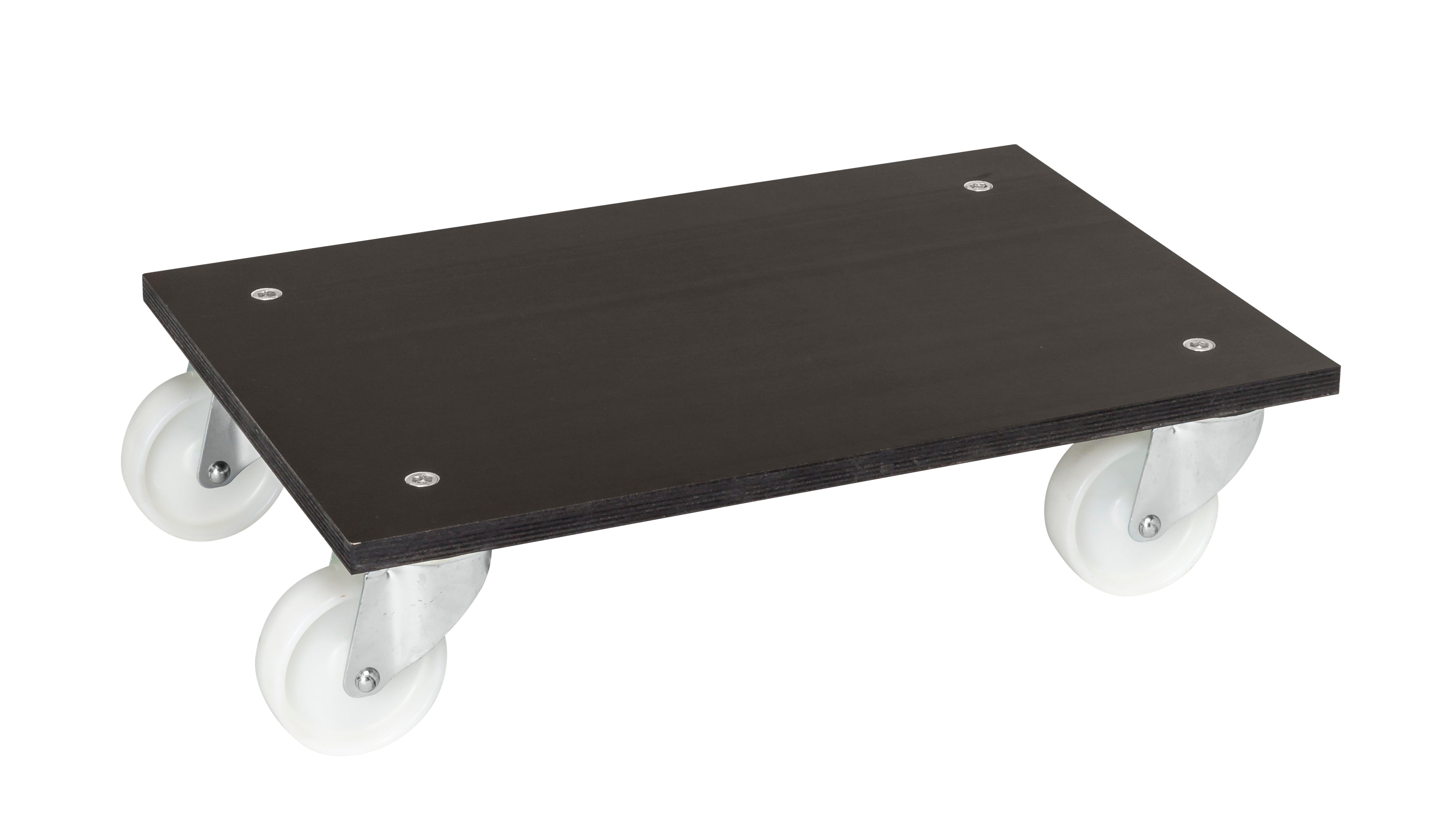 Heavy-duty plywood dolly trolley with sturdy nylon wheels - Kongamek